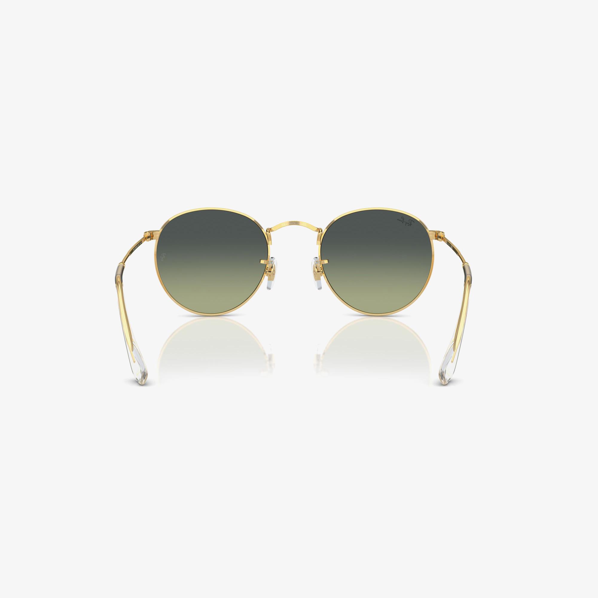 RAY-BAN Round Metal Erkek Altın Rengi Güneş Gözlüğü