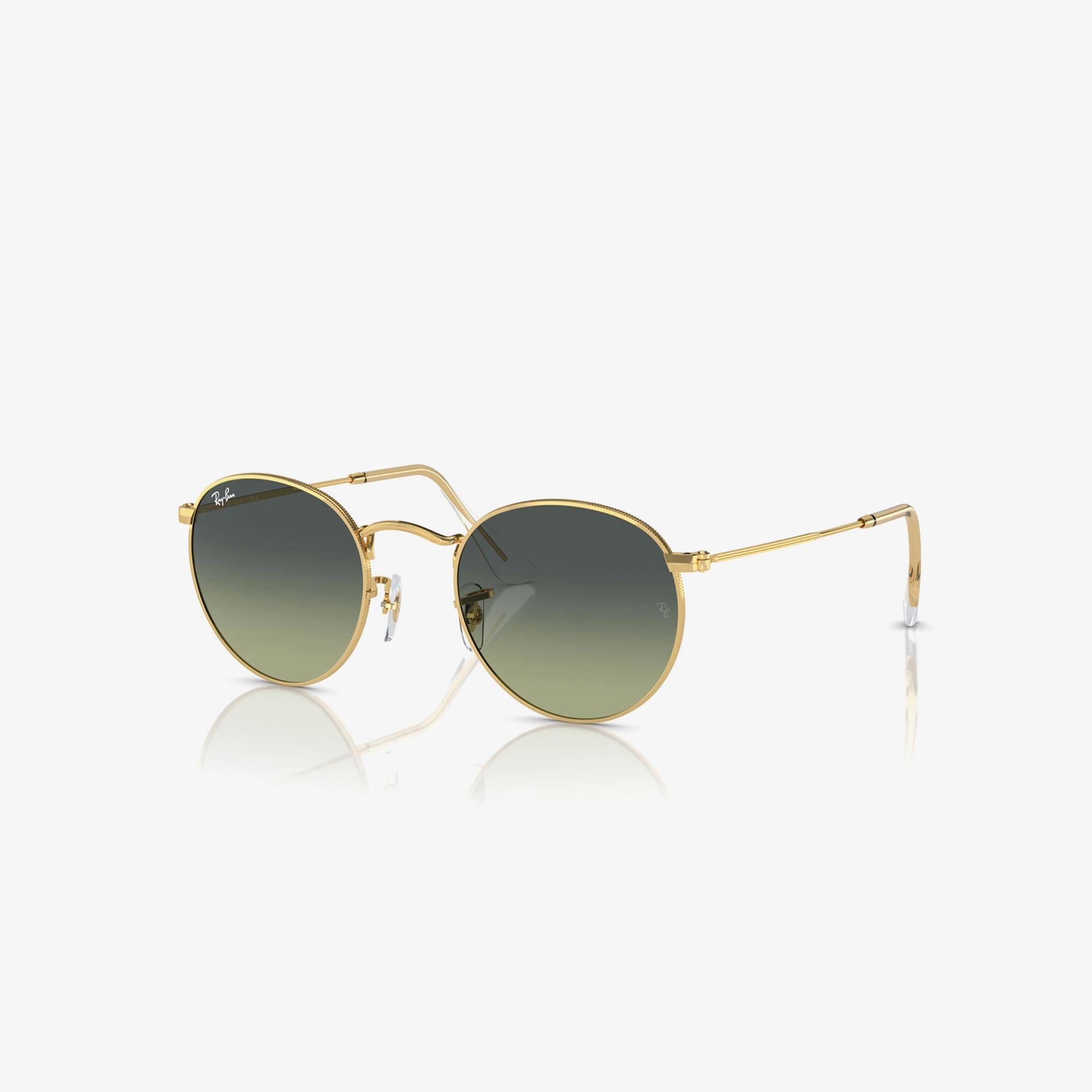 RAY-BAN Round Metal Erkek Altın Rengi Güneş Gözlüğü