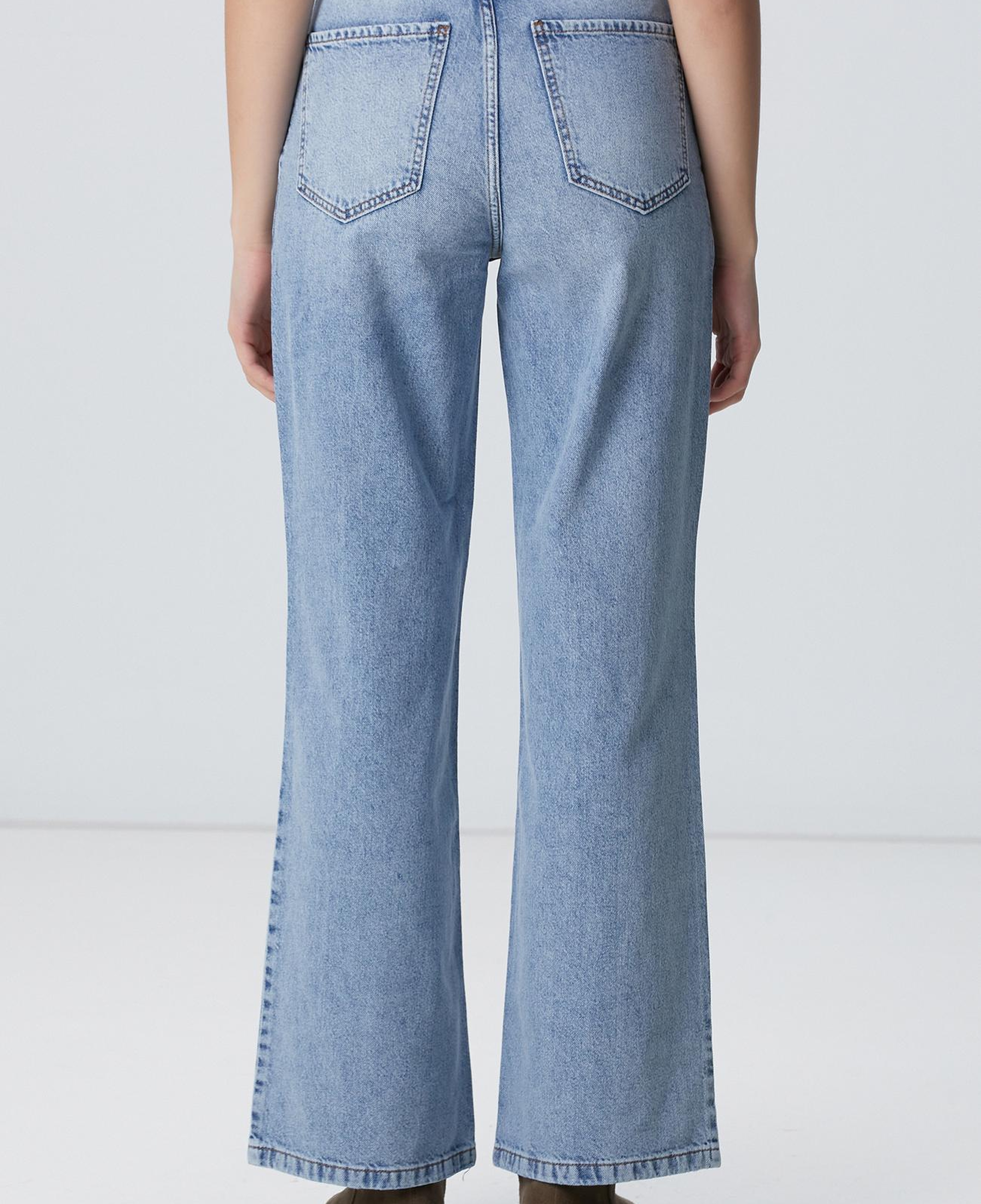 Network Kadın Açık Indigo Mavi Denim Pantolon