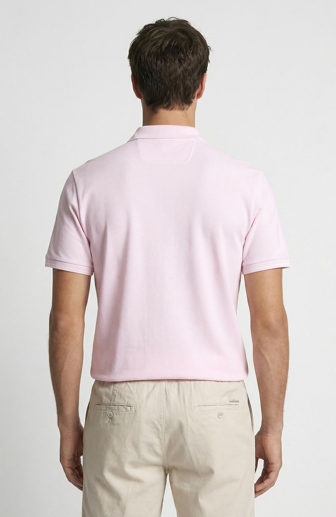 Network Erkek Pembe Polo T-Shirt