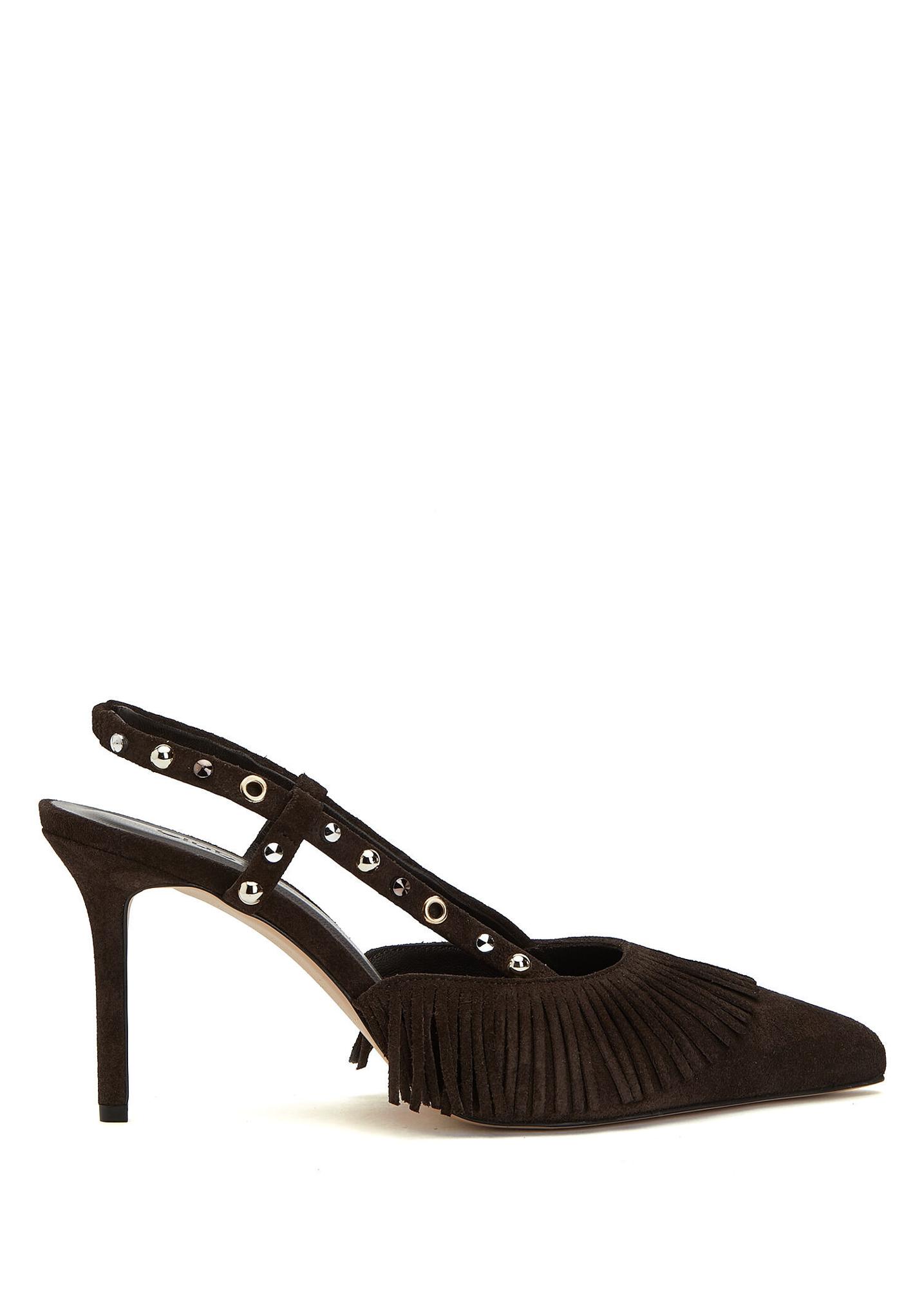 Beymen Club Kadın Kahverengi Troklu Slingback Pump