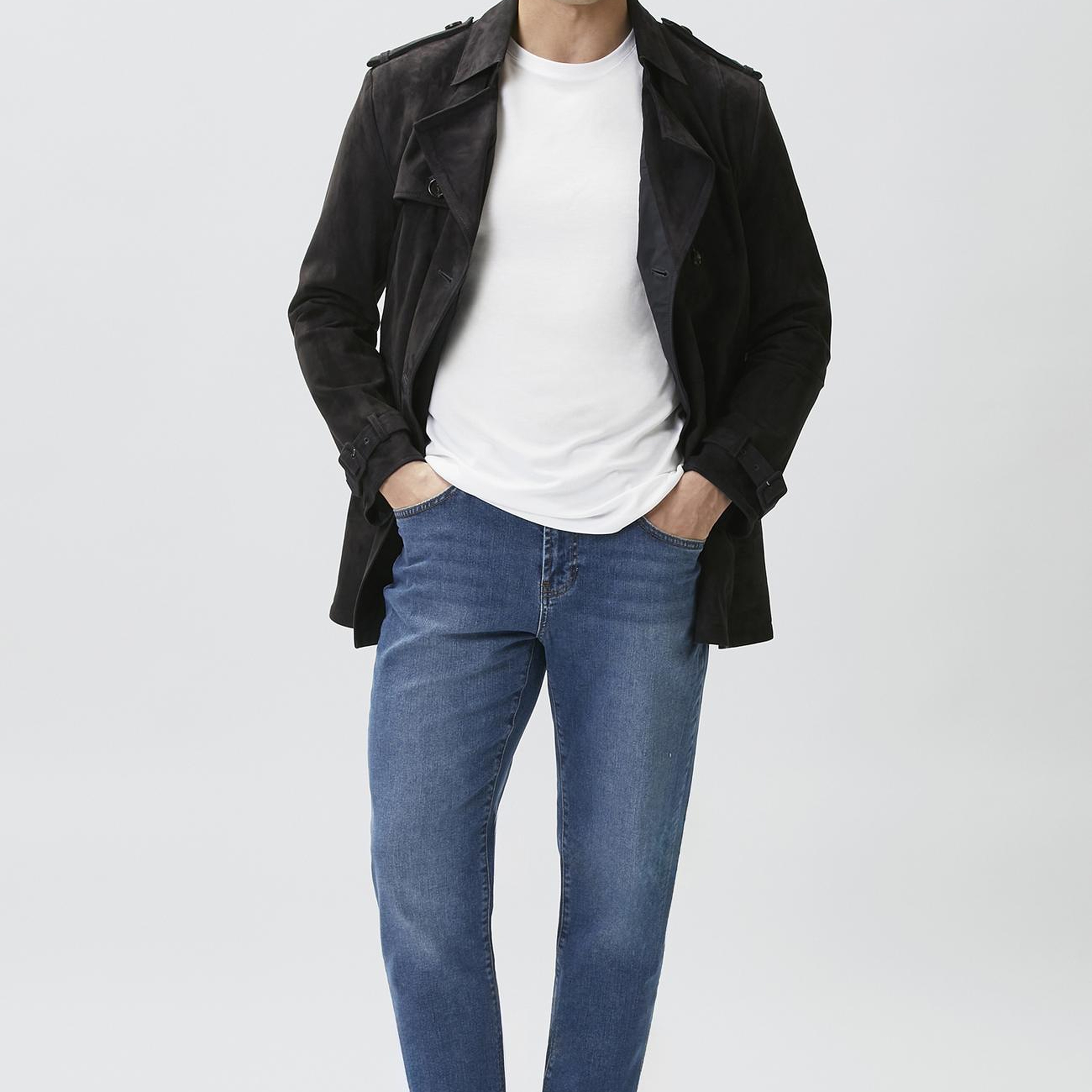 Network Erkek Mavi Denim Pantolon