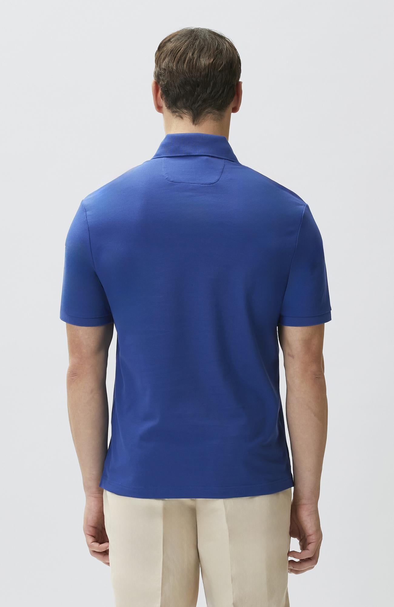 Network Erkek Saks Polo Yaka Pike T-shirt