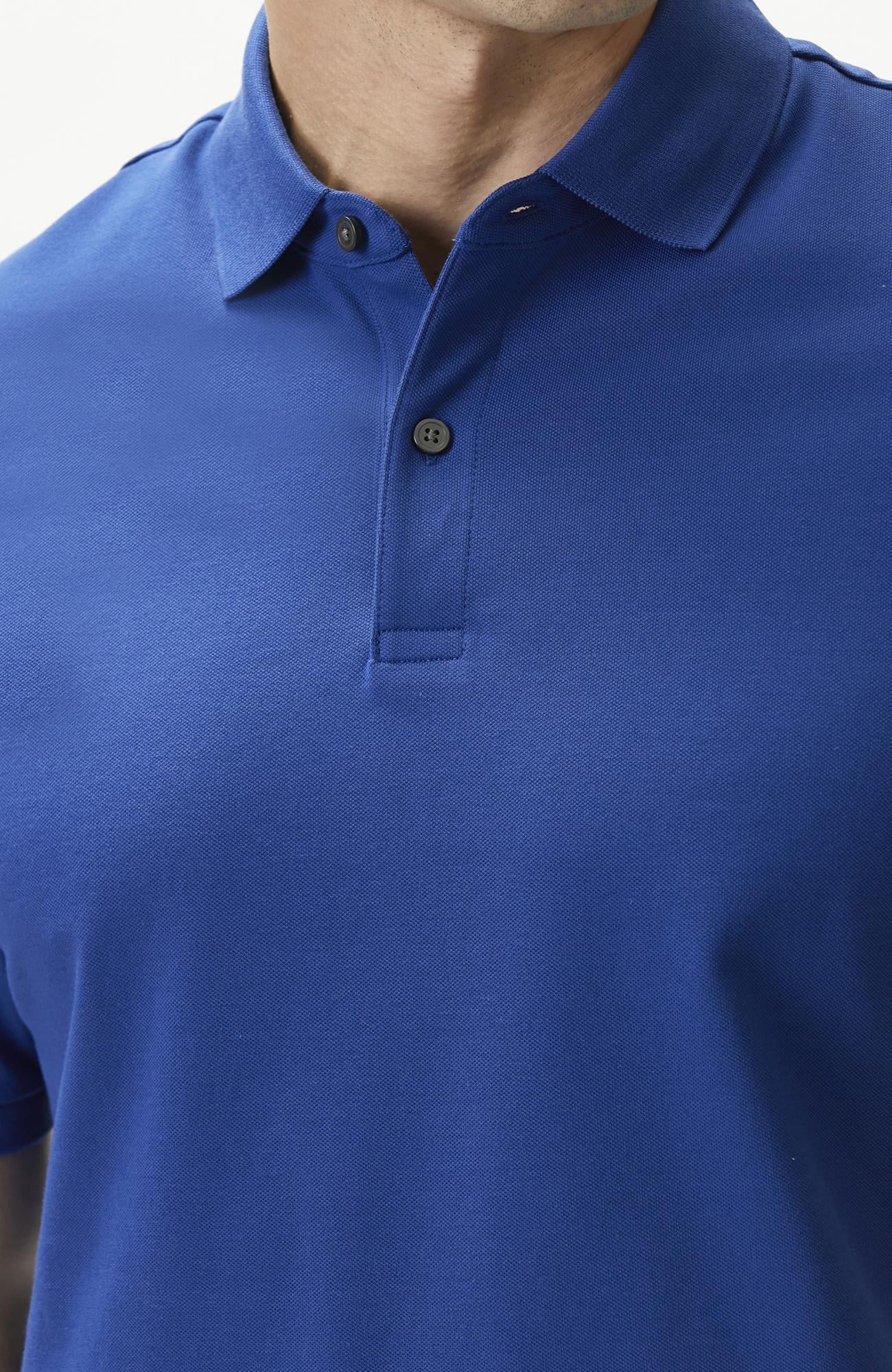 Network Erkek Saks Polo Yaka Pike T-shirt
