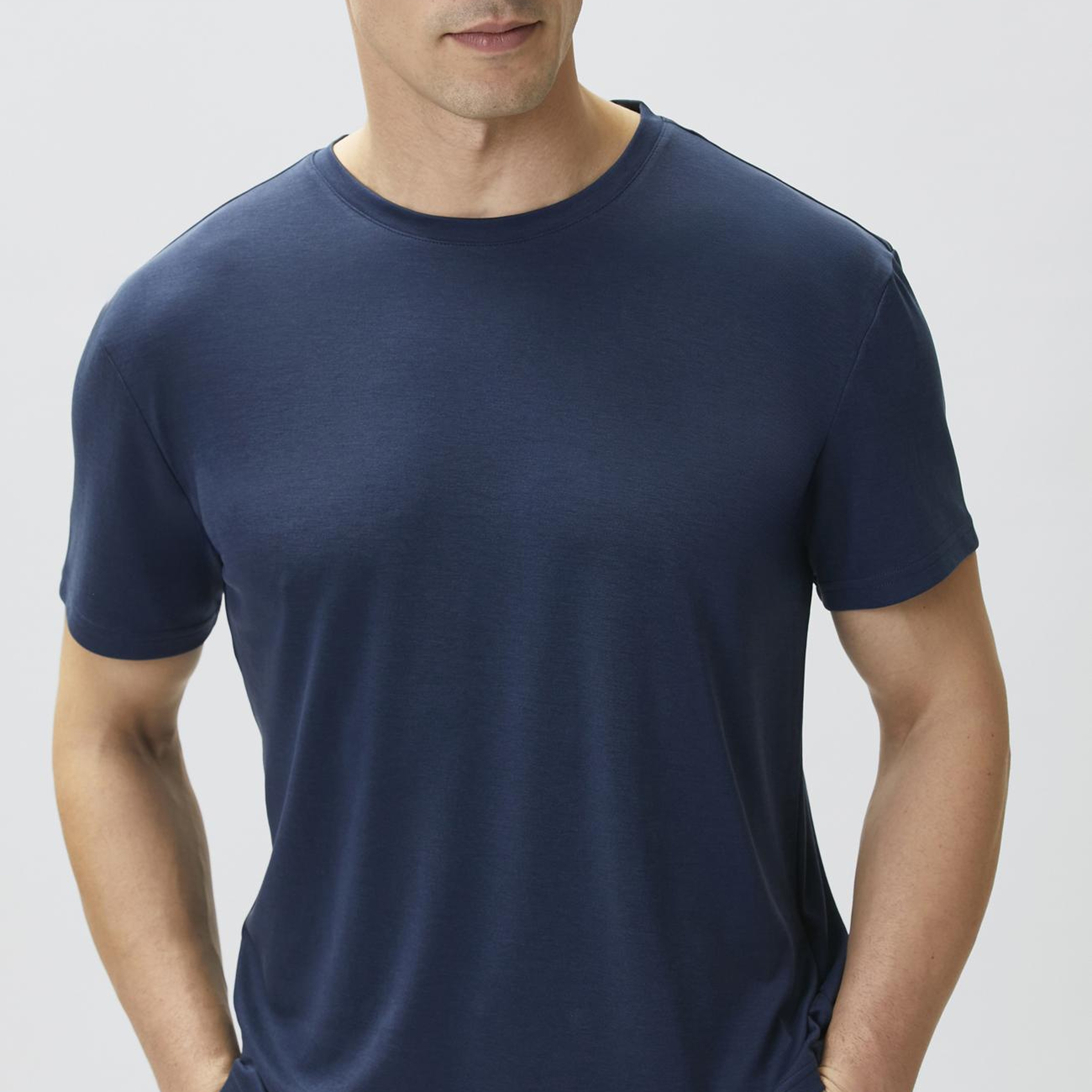 Network Erkek Lacivert Basic T-shirt