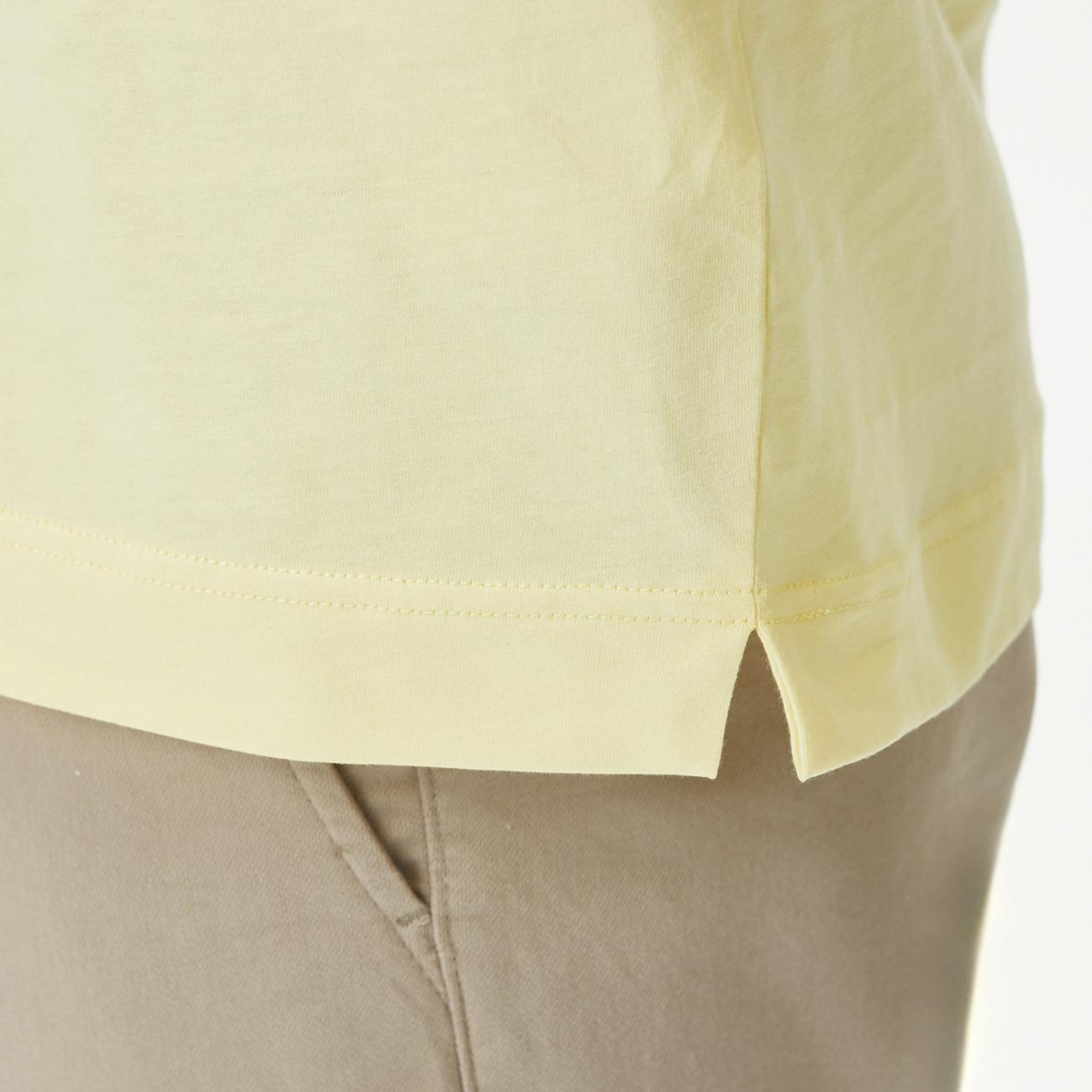 Network Erkek Comfort Fit Sarı Göğüs Baskı Detaylı T-shirt