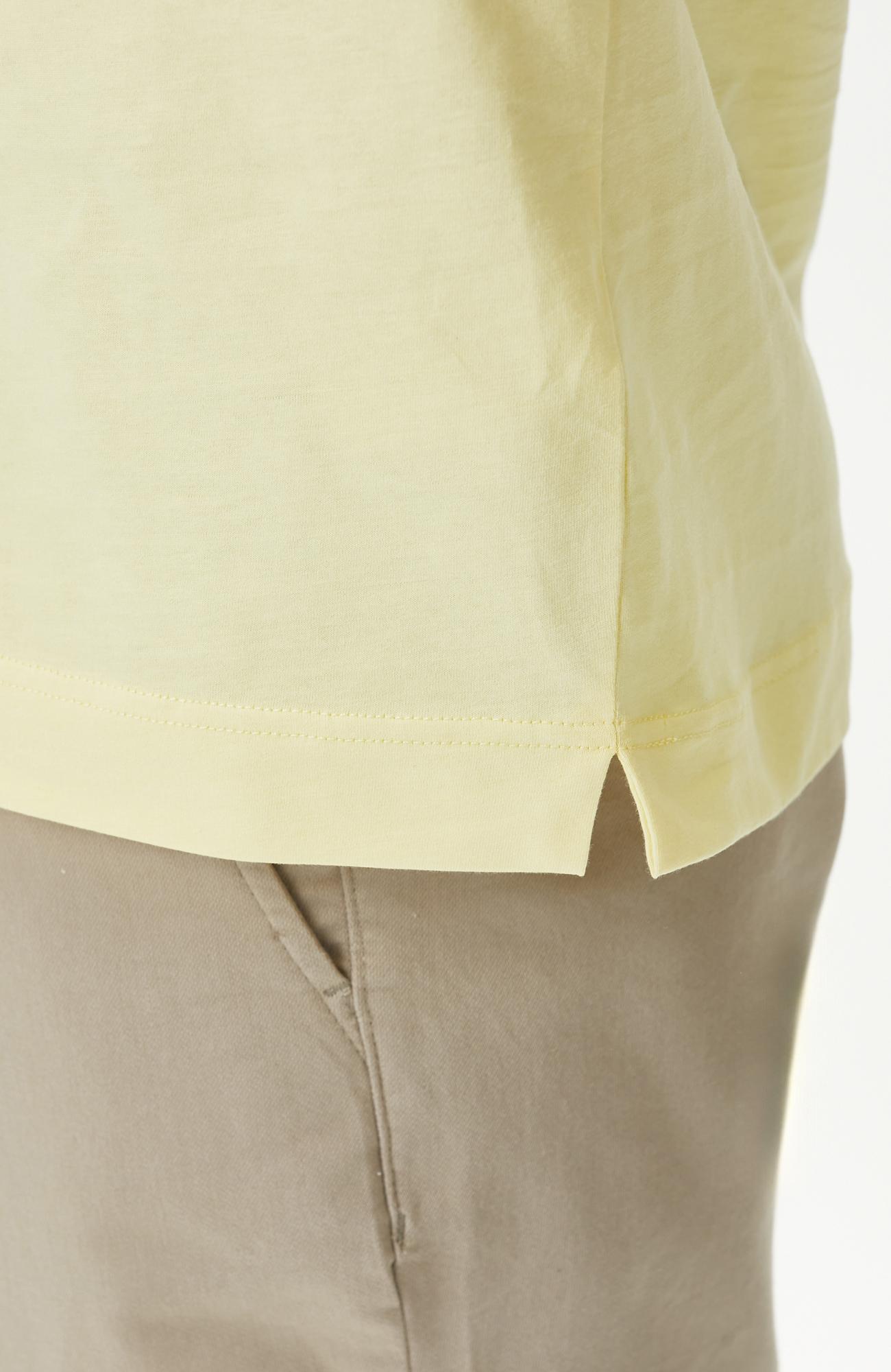 Network Erkek Comfort Fit Sarı Göğüs Baskı Detaylı T-shirt