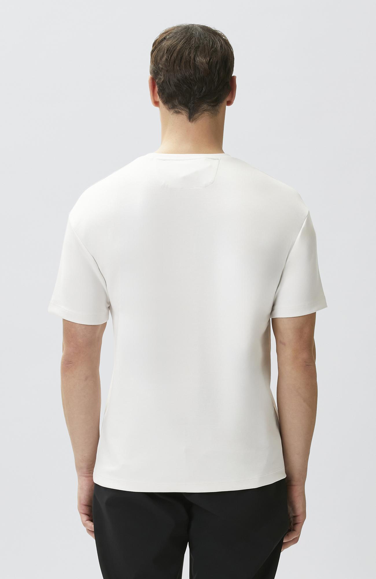 Network Erkek Comfort Fit Basic Kırık Beyaz T-shirt
