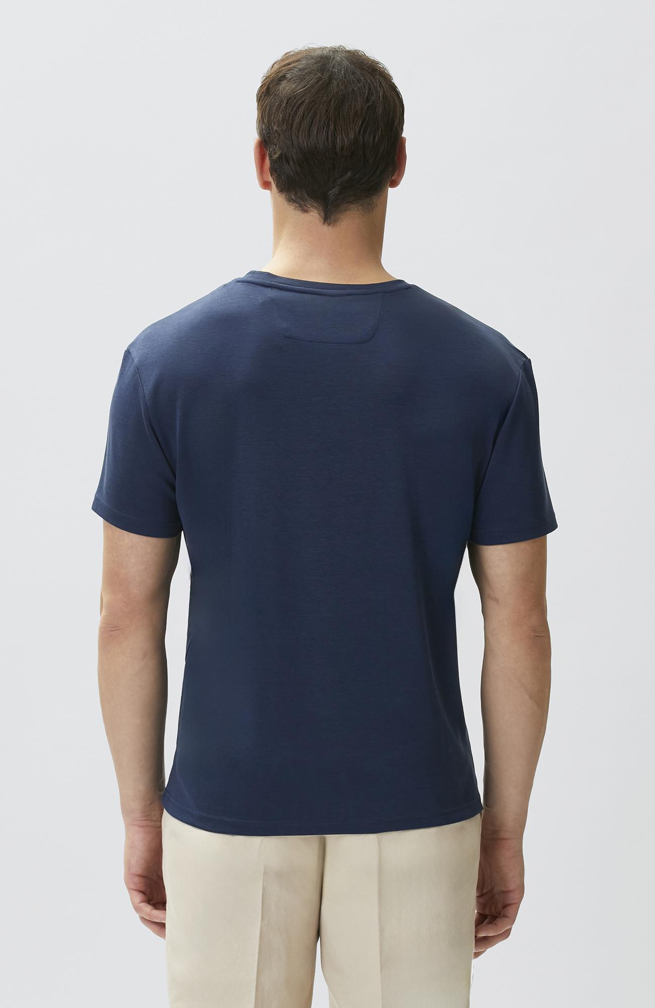 Network Erkek Lacivert Basic T-shirt