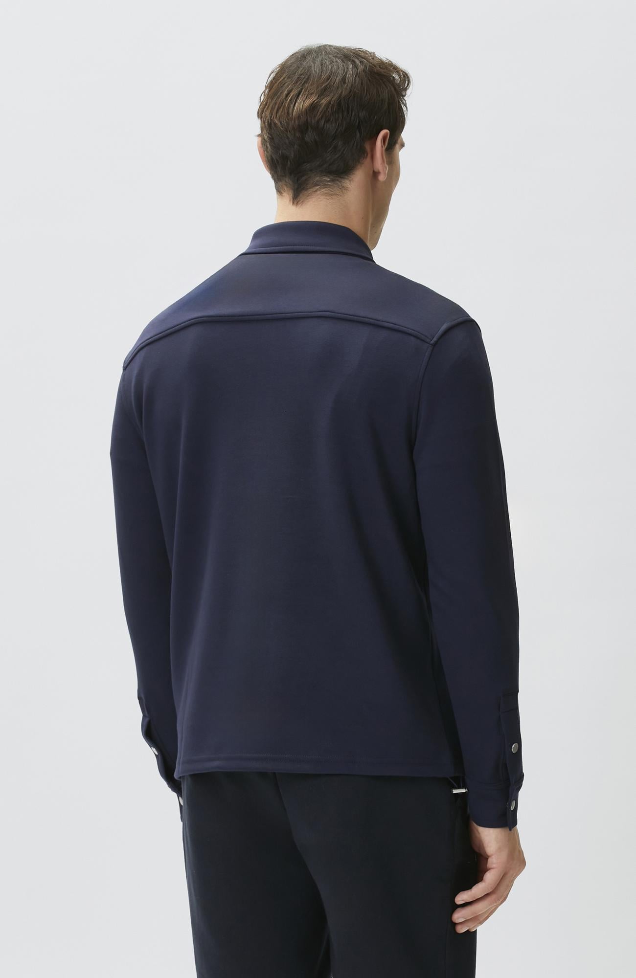 Network Erkek Lacivert Dik Yaka Sweatshirt