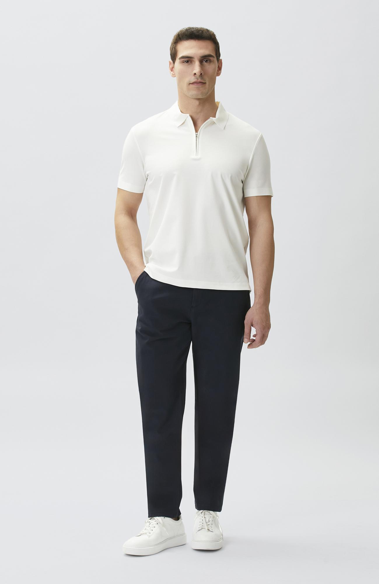 Network Erkek Lacivert Diyagonal Desenli Casual Pantolon