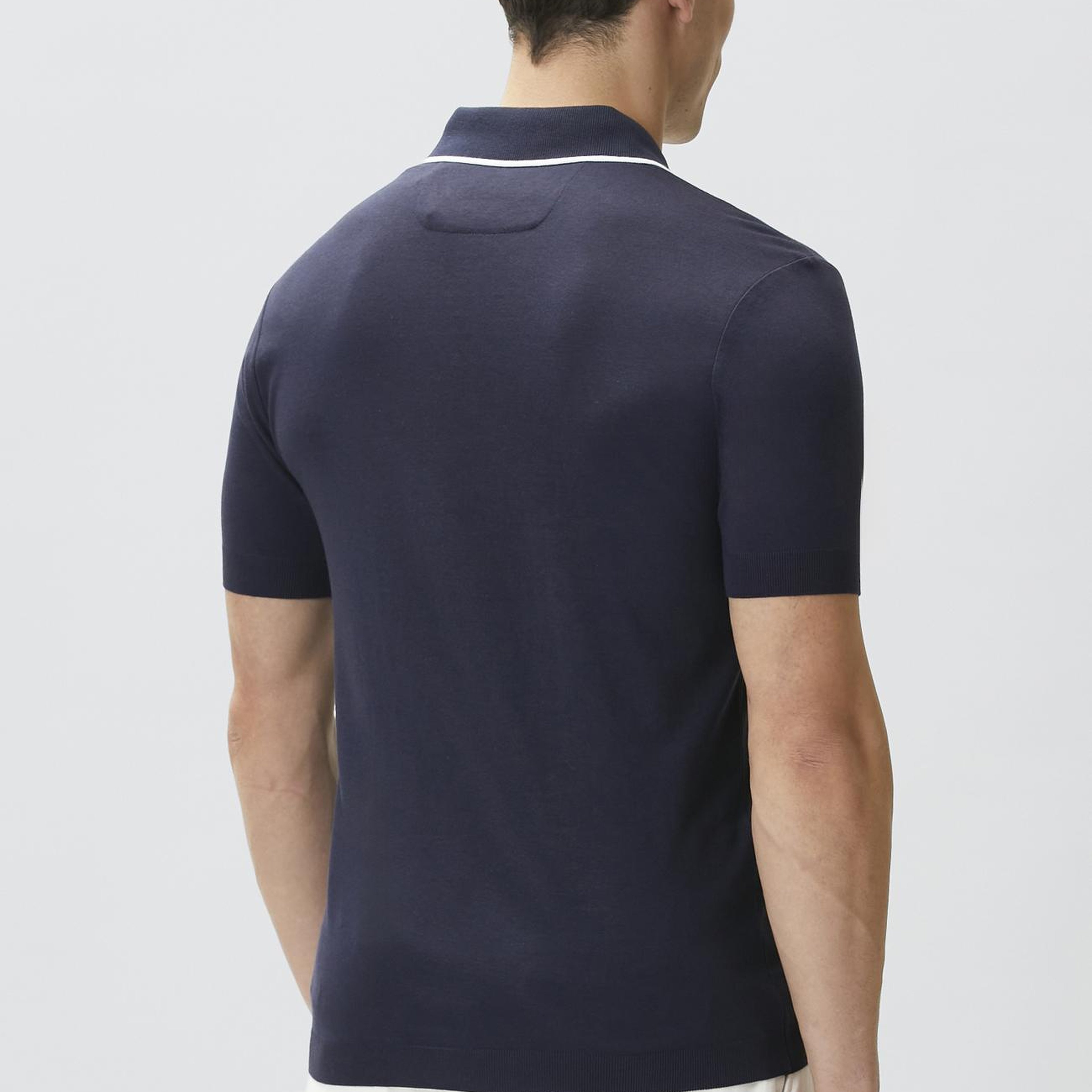 Network Erkek Lacivert Polo Yaka Düğmeli T-shirt