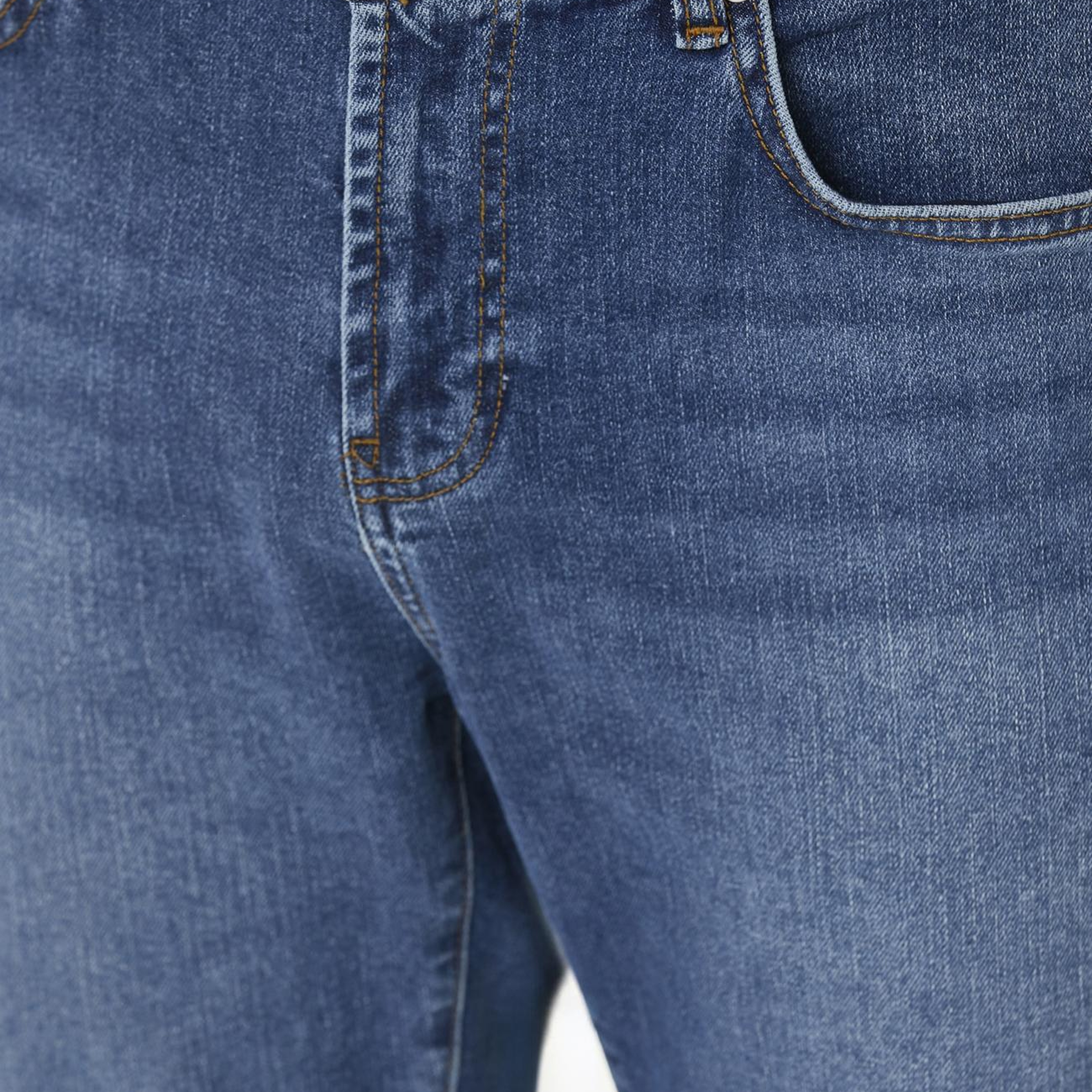 Network Erkek Mavi Denim Pantolon