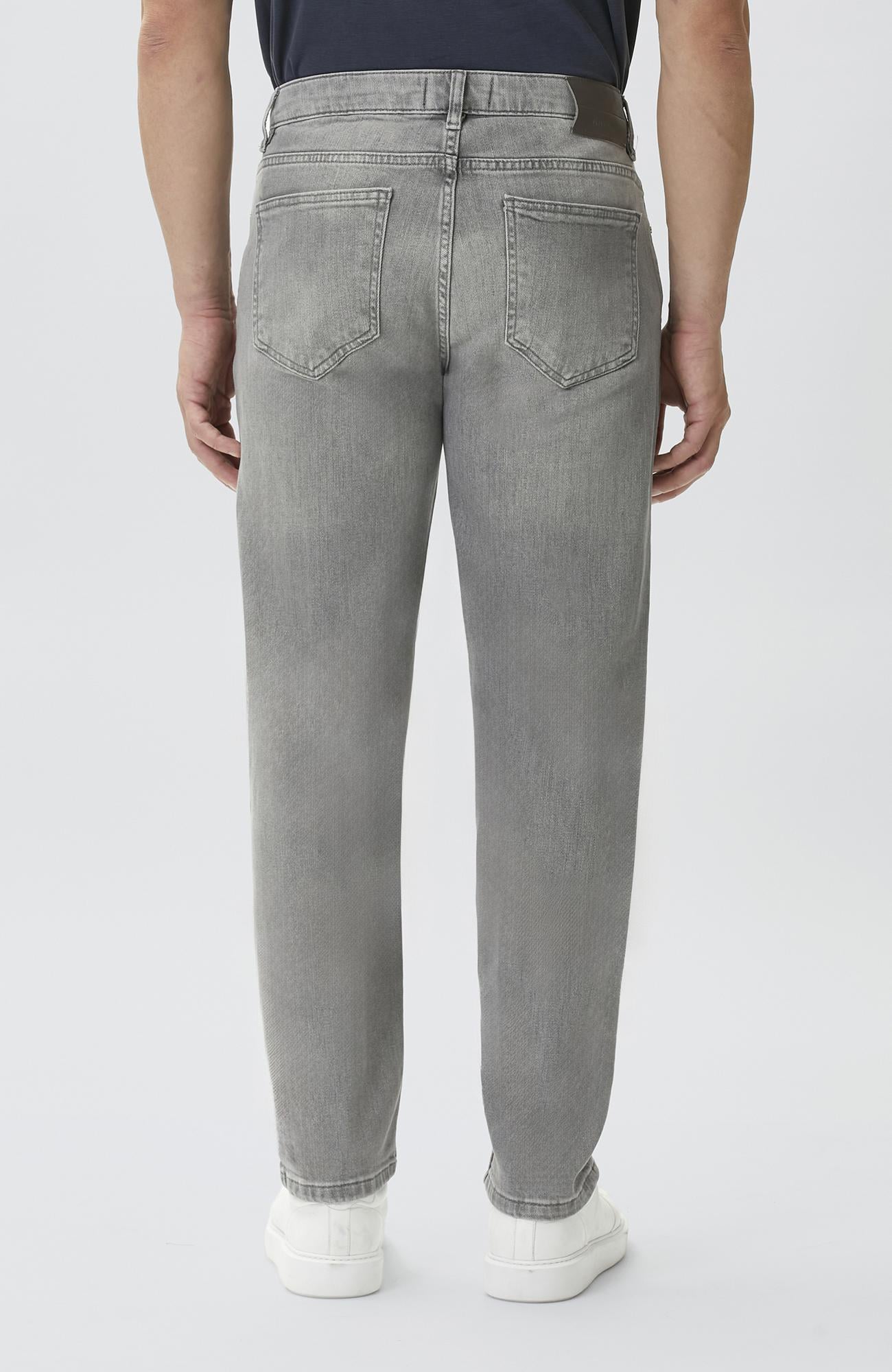 Network Erkek Slim Fit Açık Gri 5 Cepli Denim Pantolon