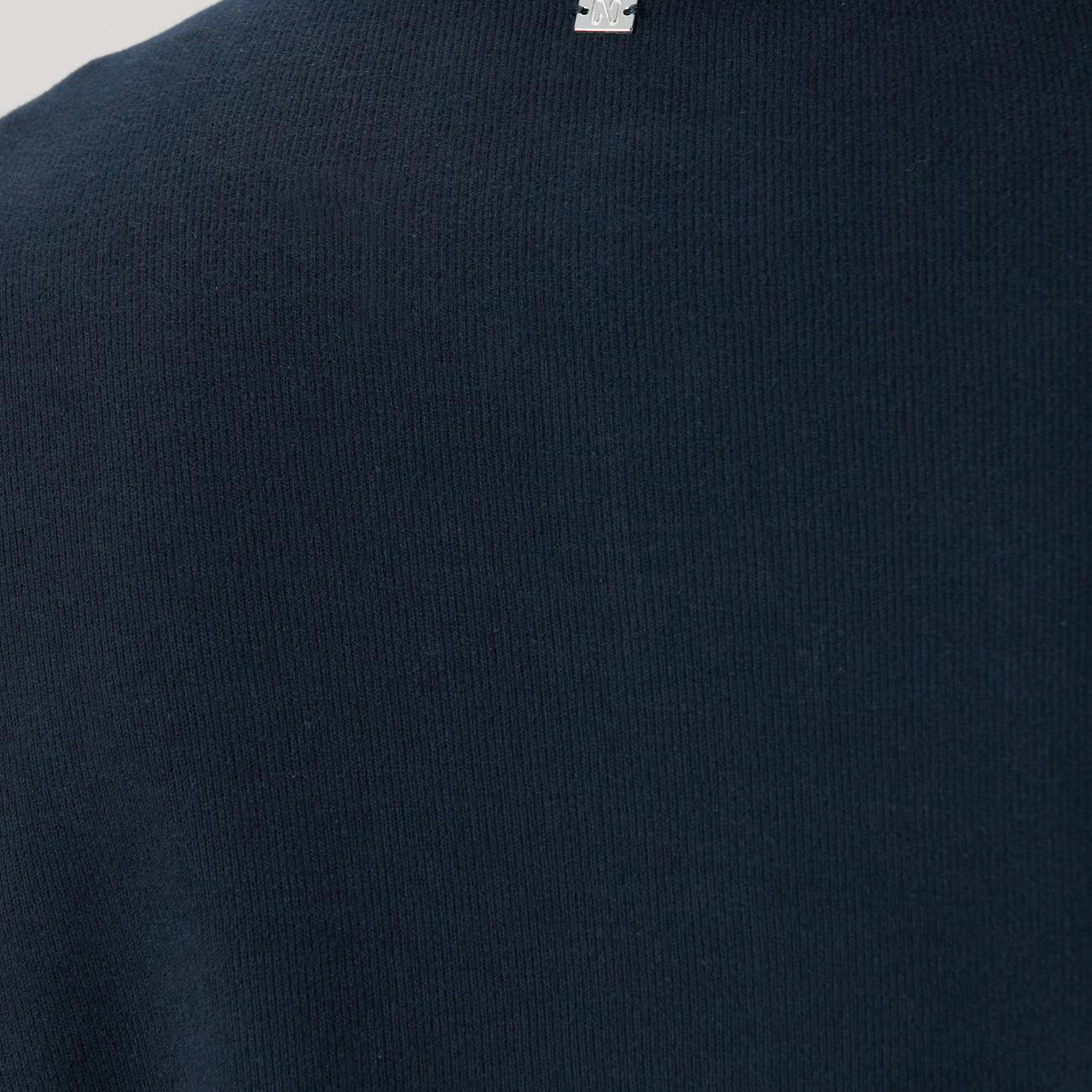 Network Erkek Lacivert Süet Garni Detaylı Sweatshirt