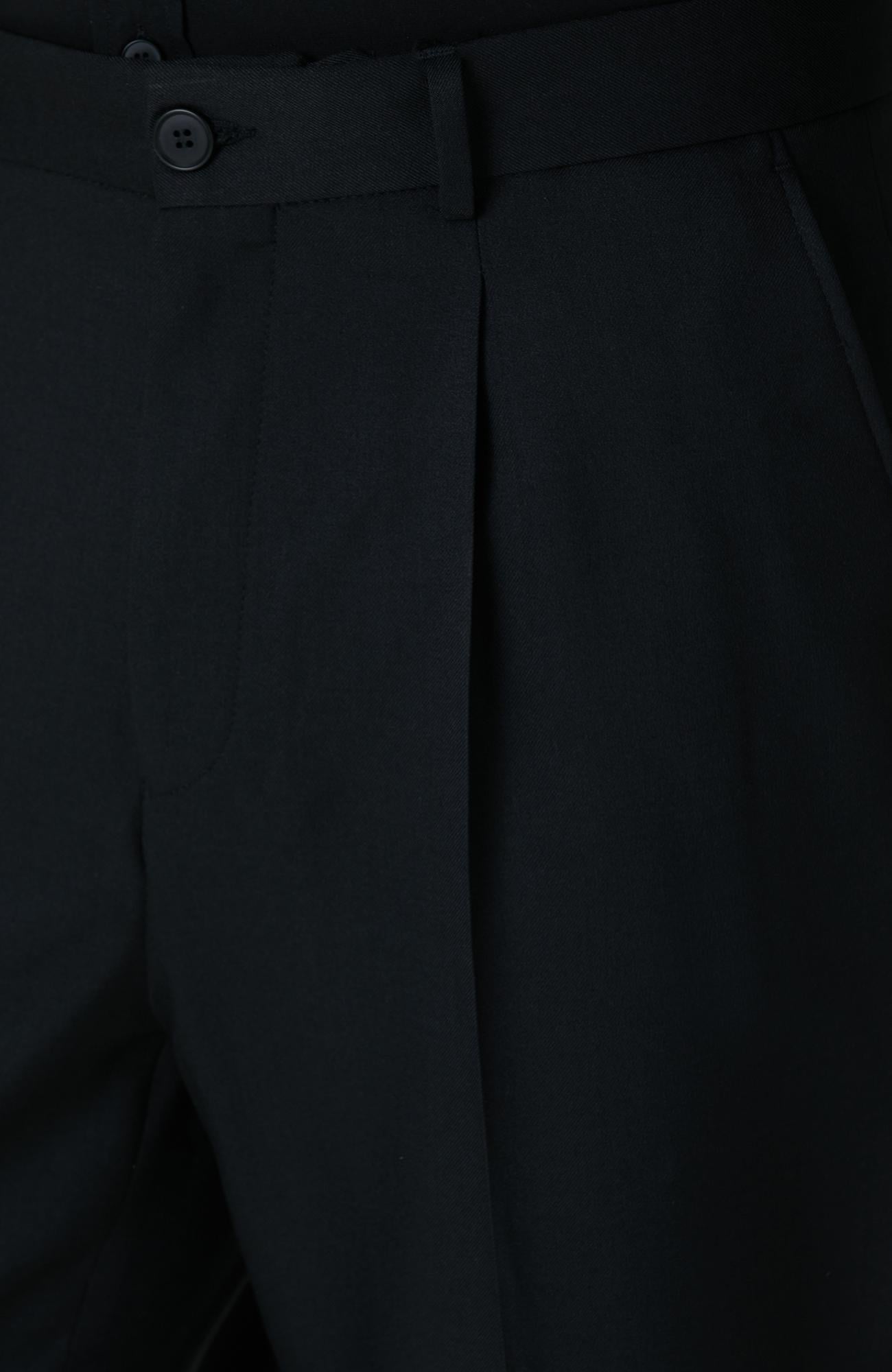 Network Erkek Siyah Jakarlı Comfort Fit Pantolon