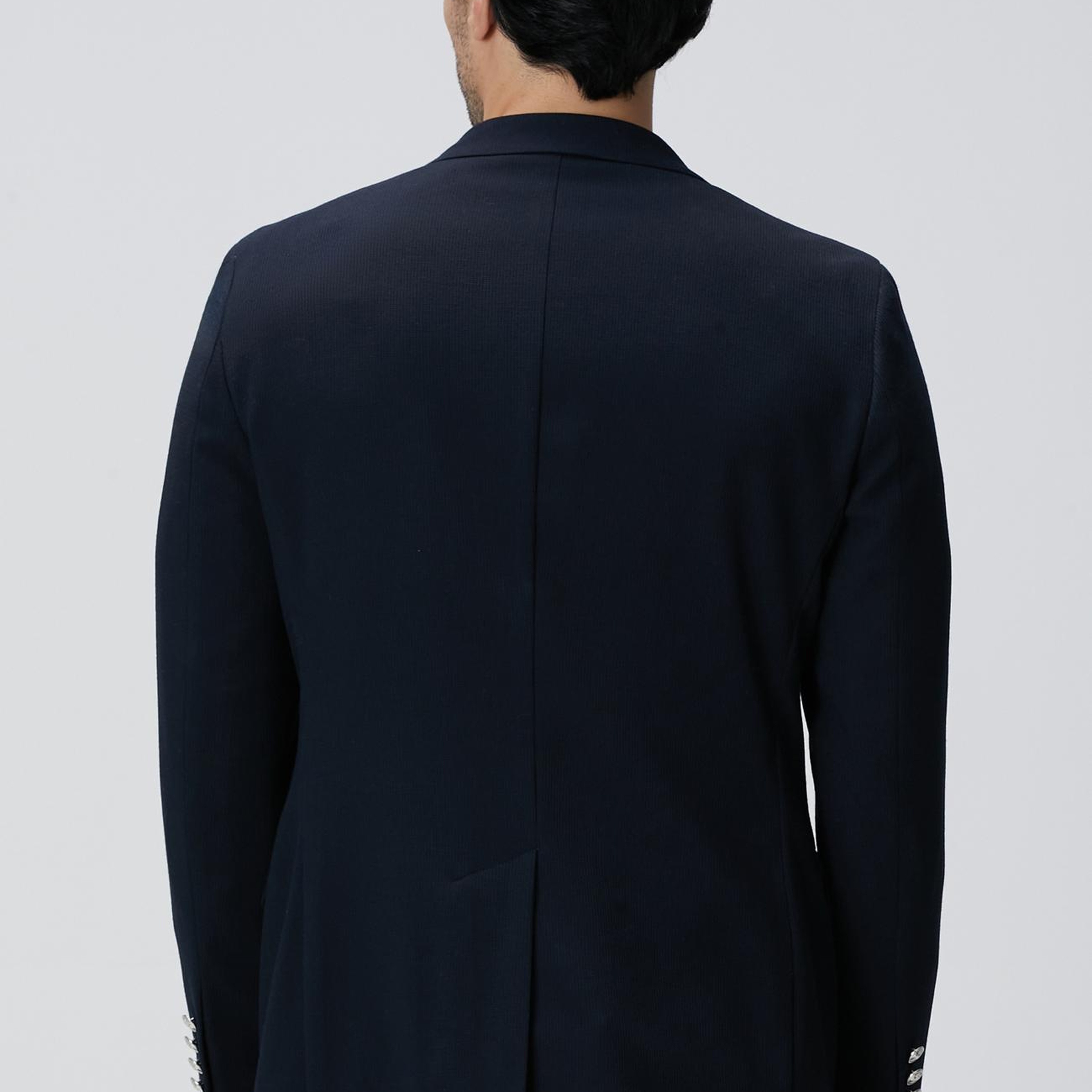 Network Erkek Siyah Armürlü Blazer Ceket