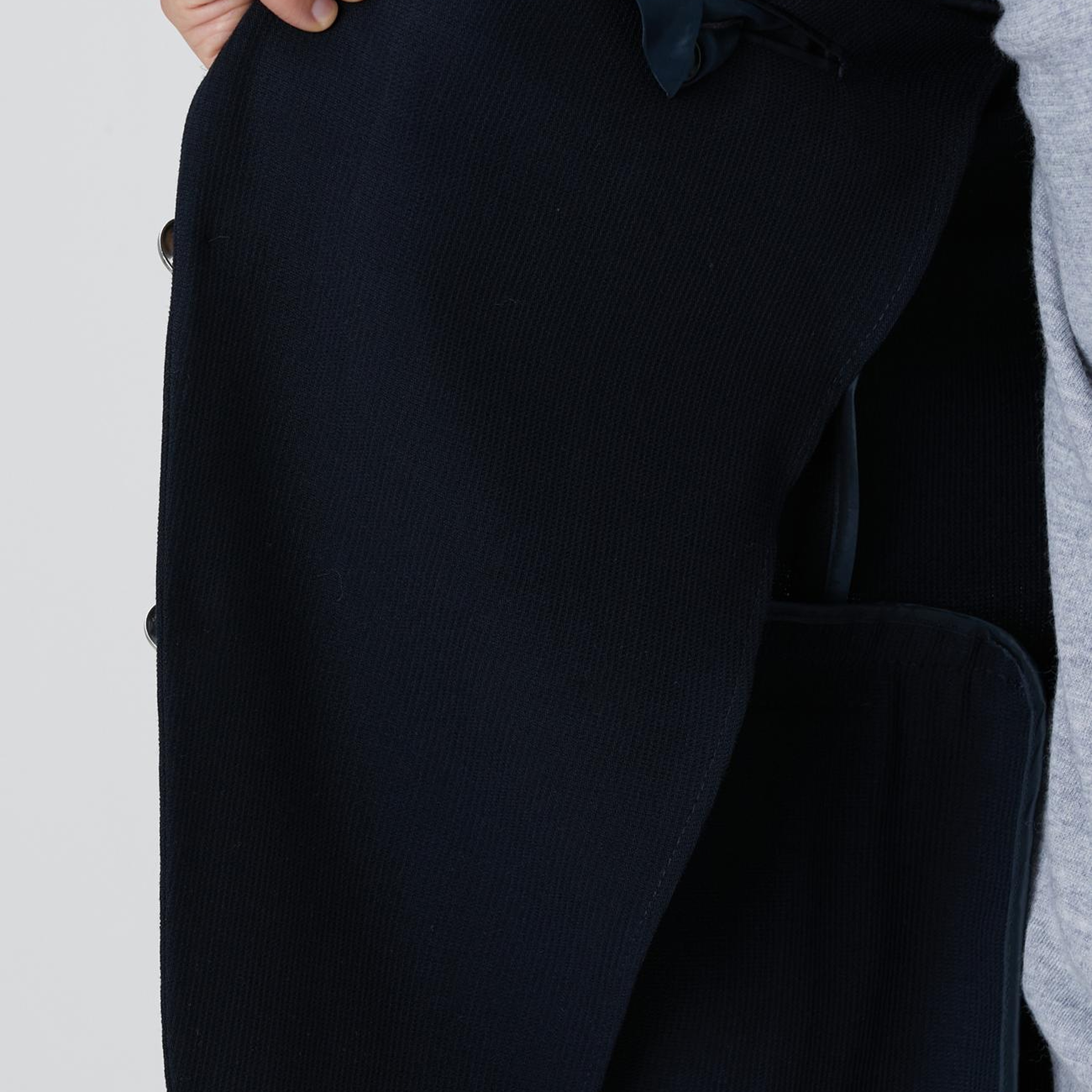 Network Erkek Siyah Armürlü Blazer Ceket