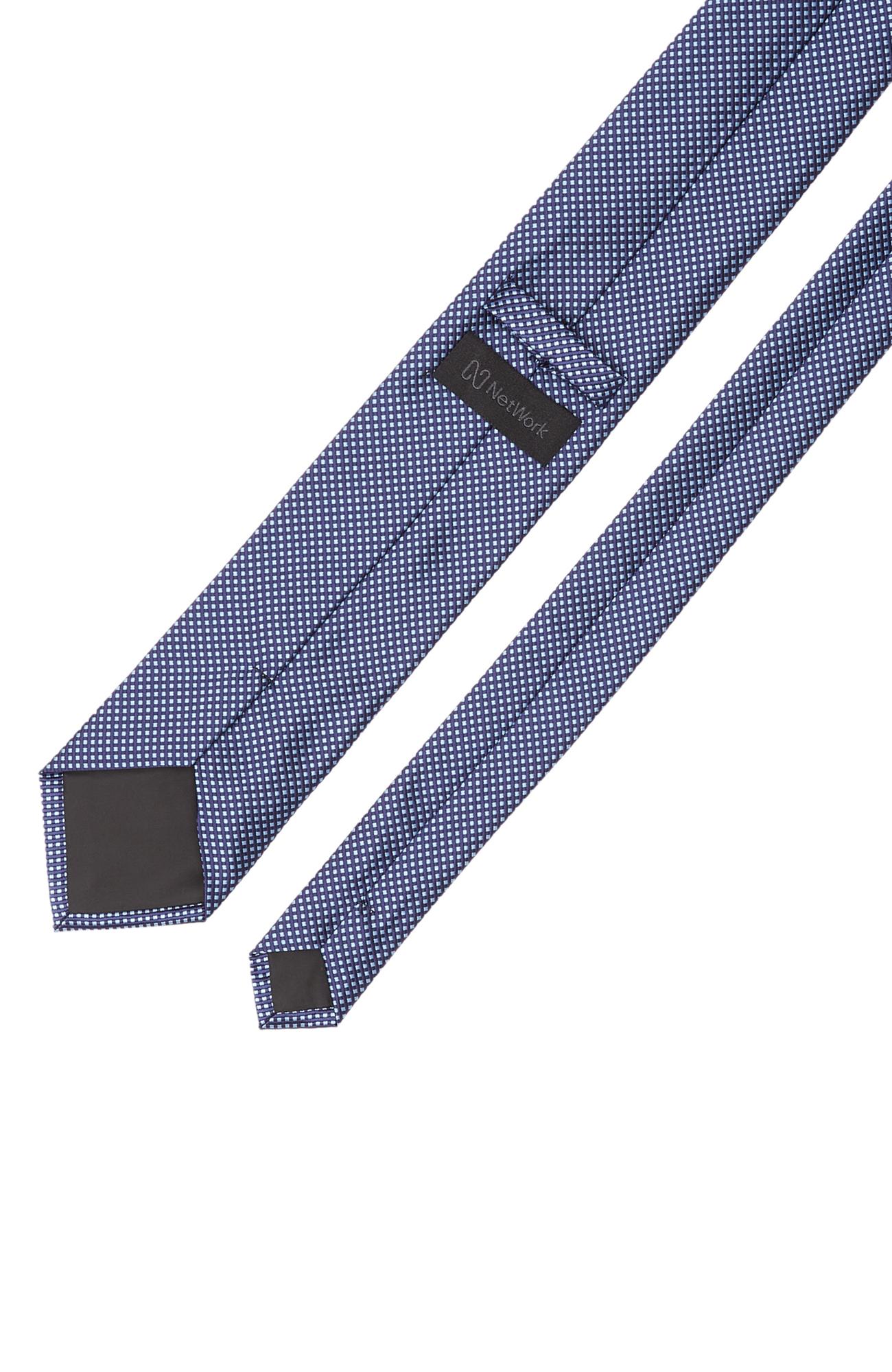 Network Erkek Lacivert Desenli Kravat