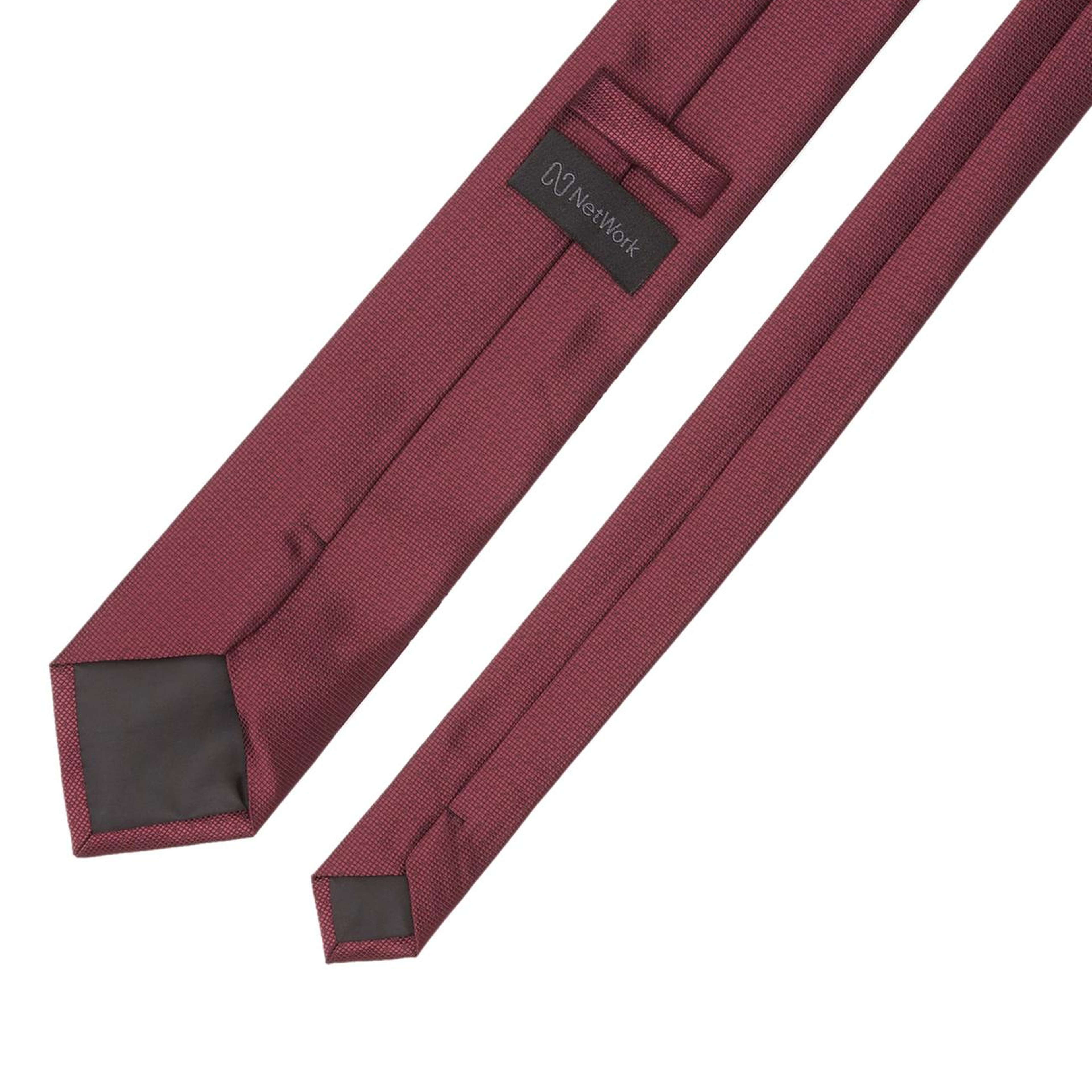 Network Erkek Bordo Desenli Kravat