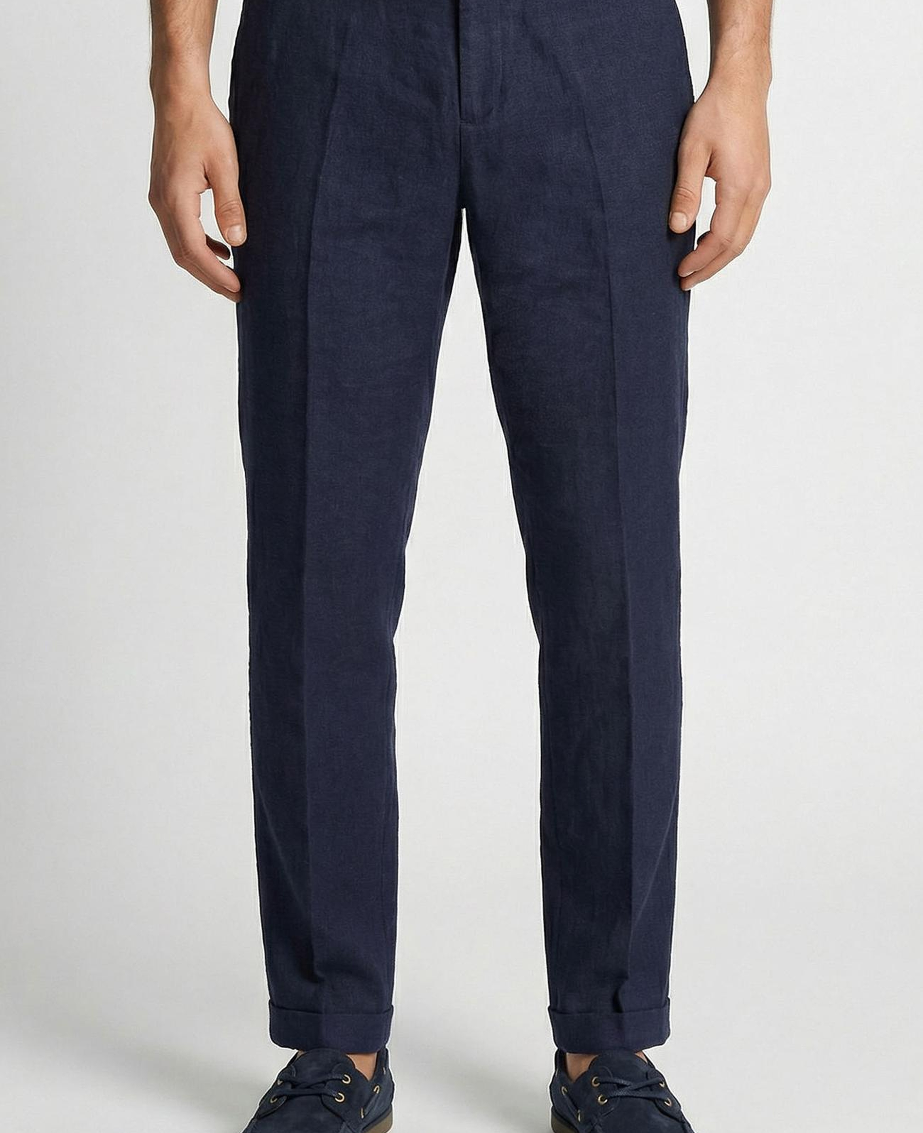 Network Erkek Lacivert Keten Jogger Pantolon
