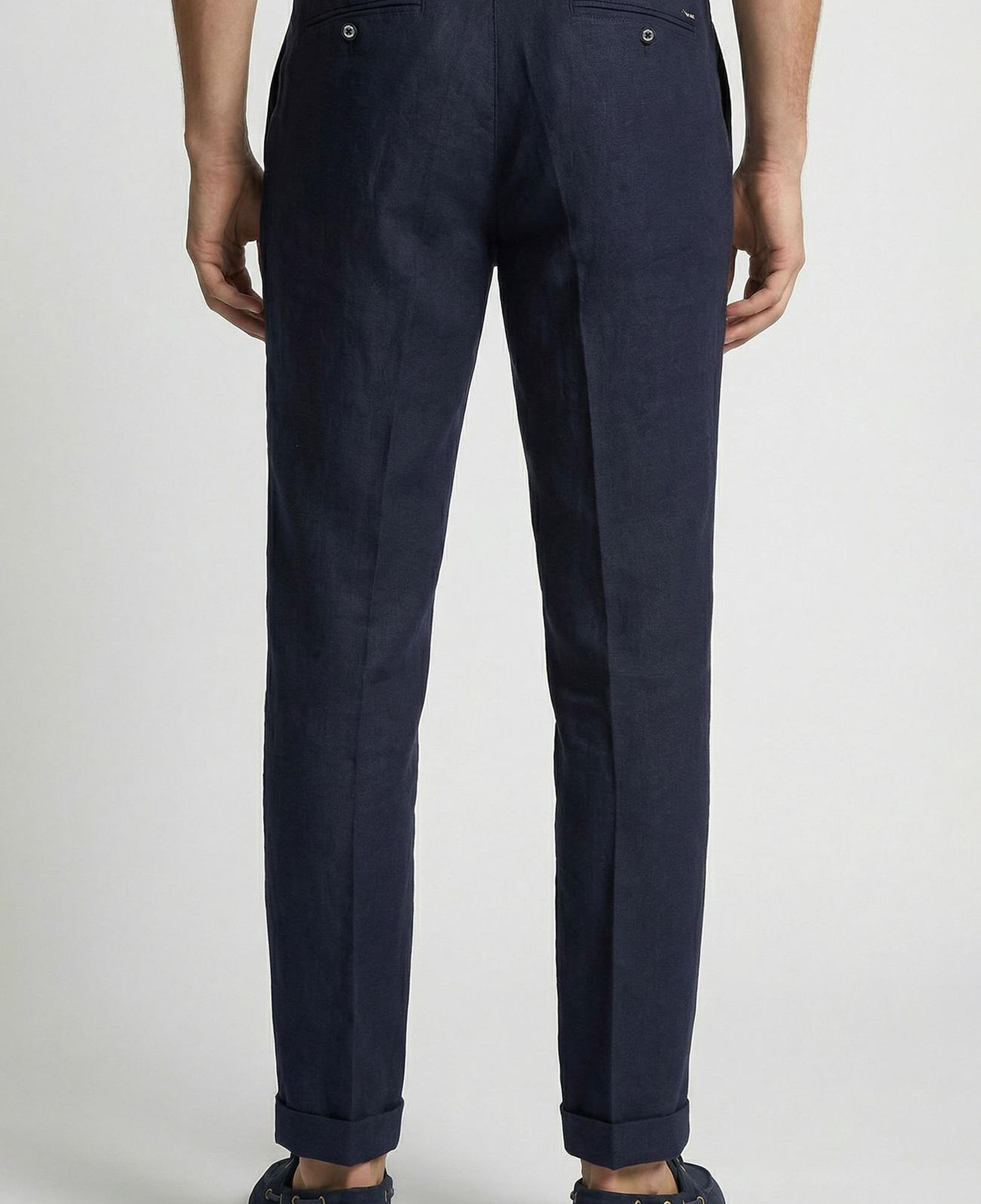 Network Erkek Lacivert Keten Jogger Pantolon
