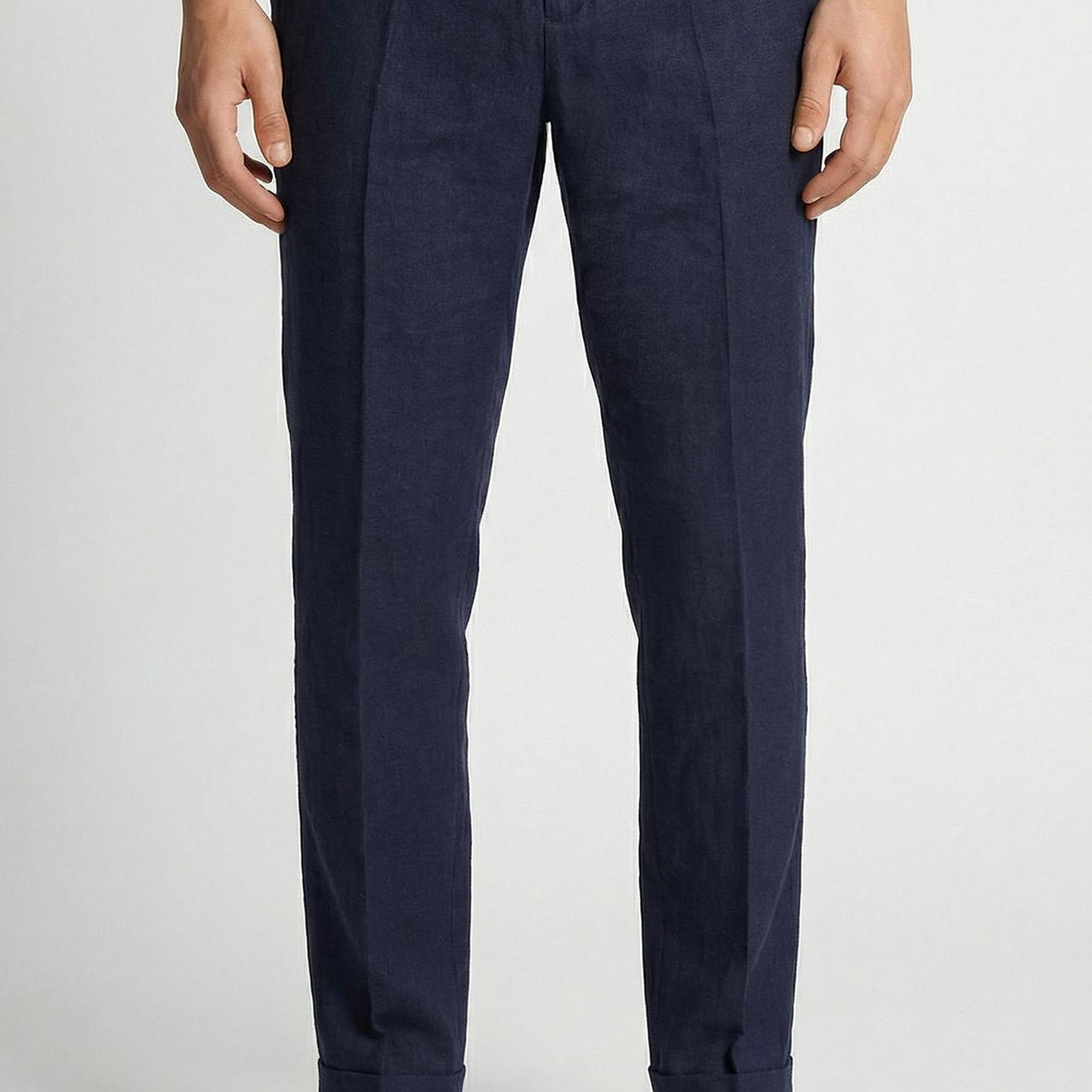 Network Erkek Lacivert Keten Jogger Pantolon