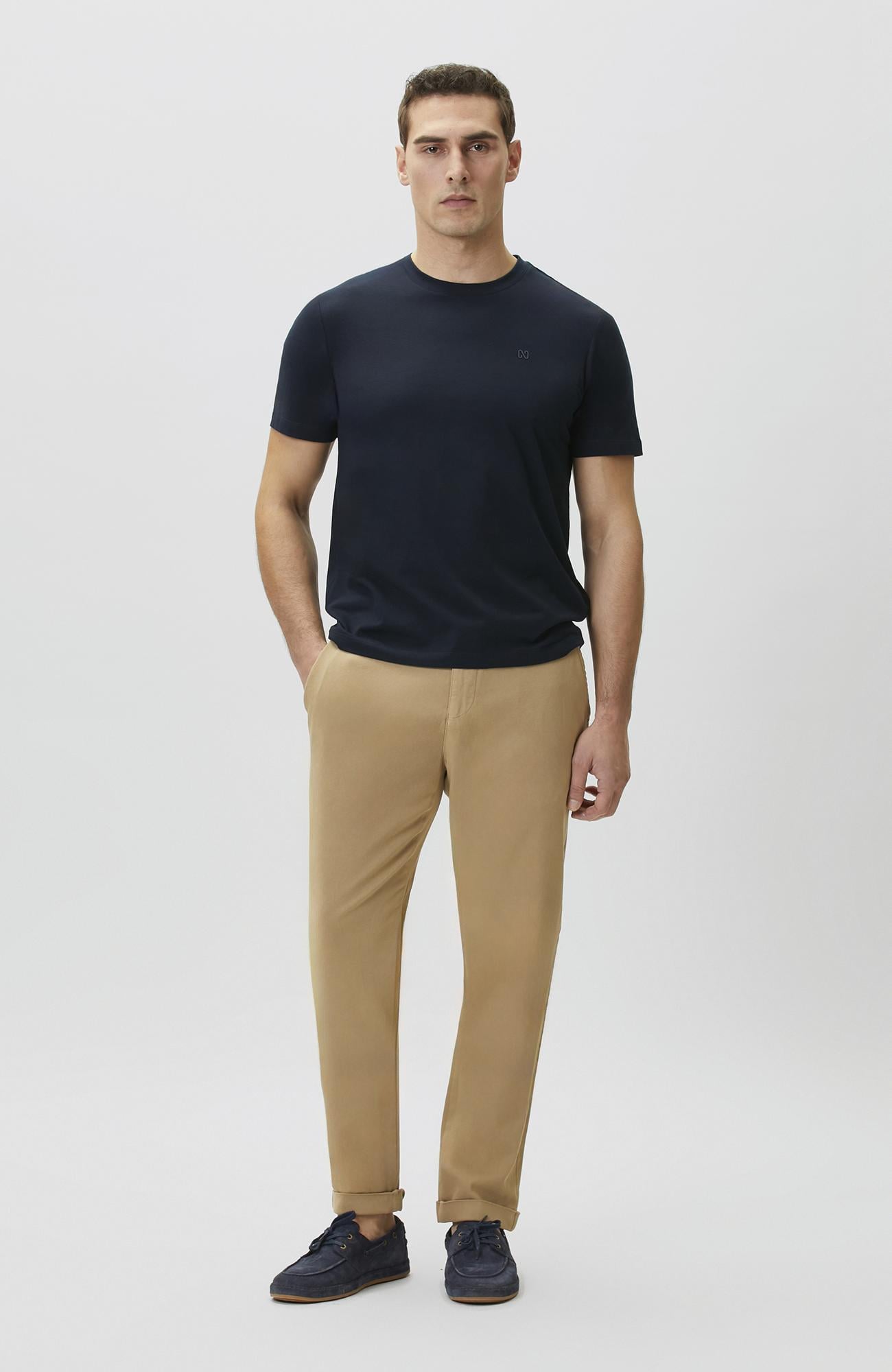 Network Erkek Camel Diyagonal Jogger Pantolon