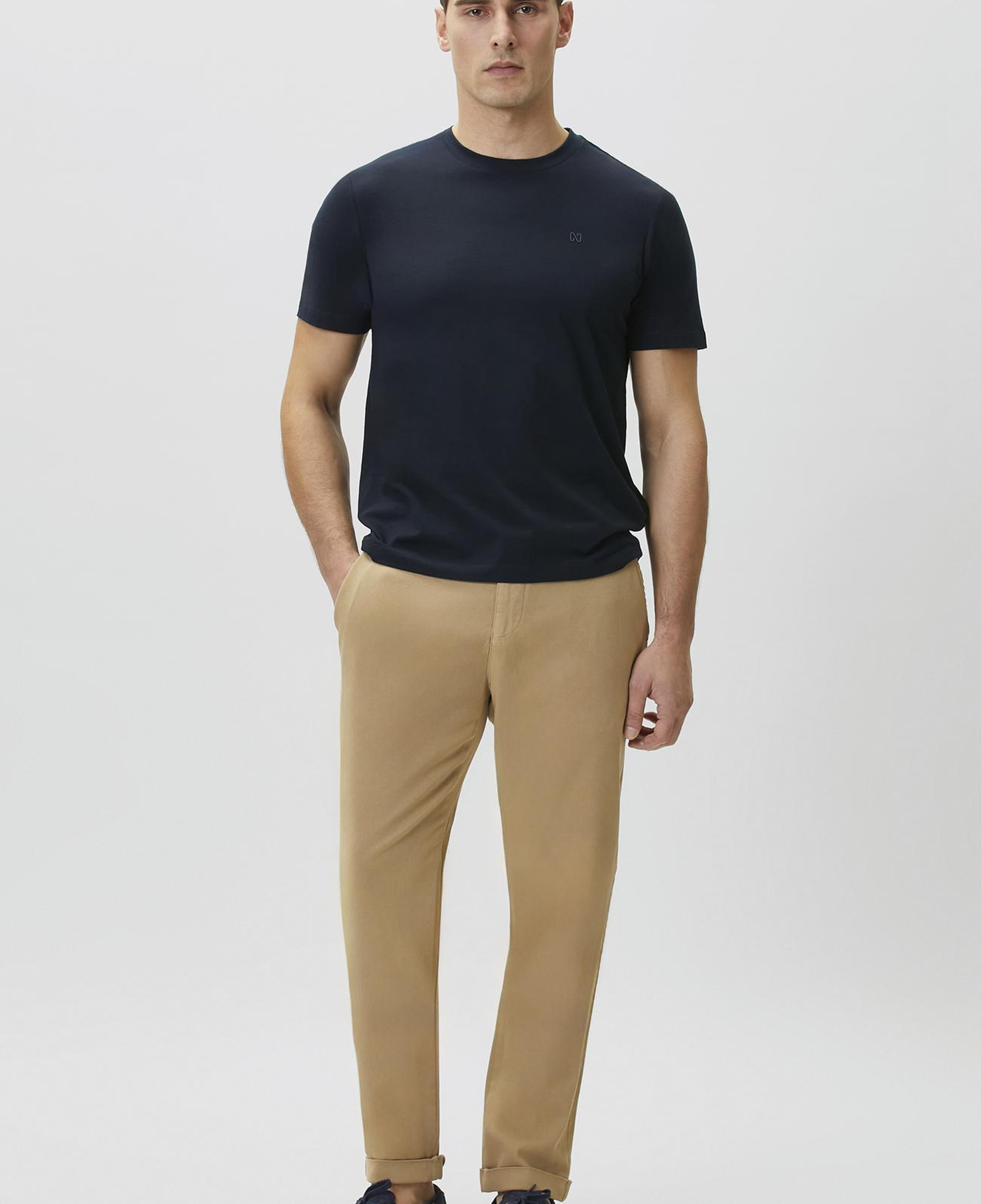 Network Erkek Camel Diyagonal Jogger Pantolon
