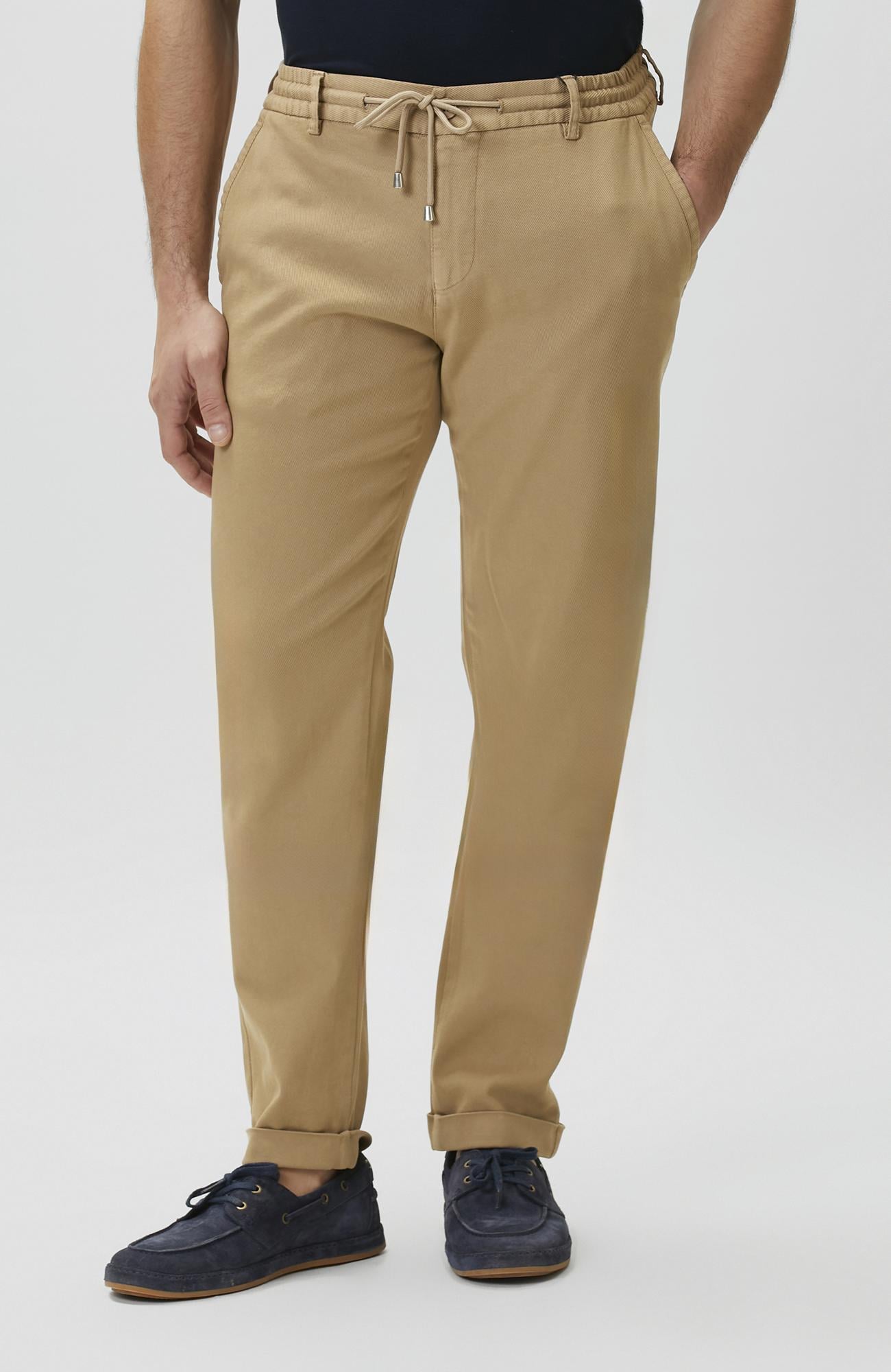 Network Erkek Camel Diyagonal Jogger Pantolon