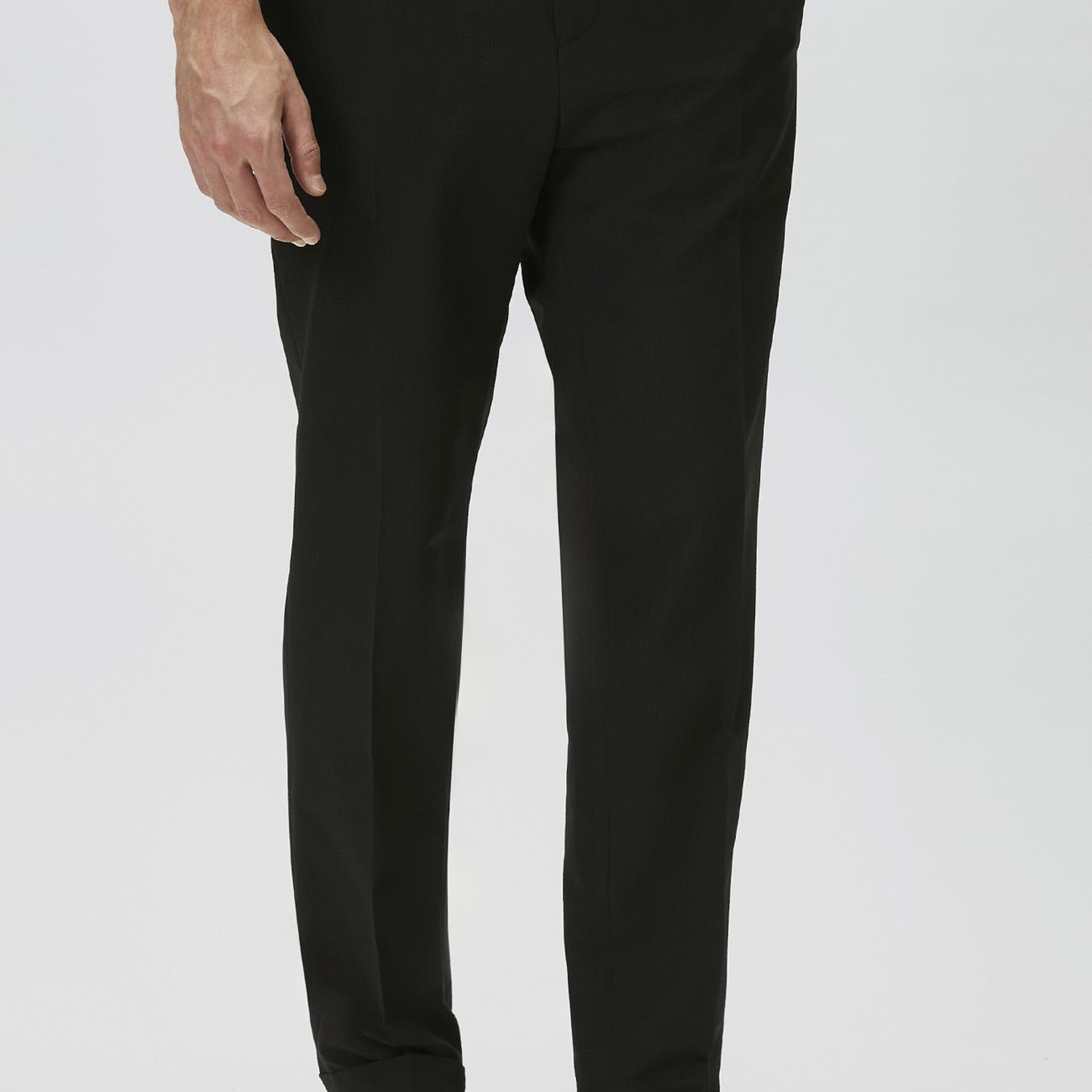Network Erkek N-Tech Siyah Gofreli Jogger Pantolon