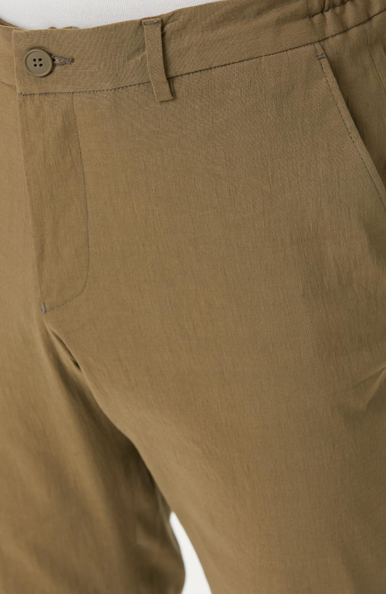 Network Erkek N-Green Haki Keten Karışımlı Pantolon