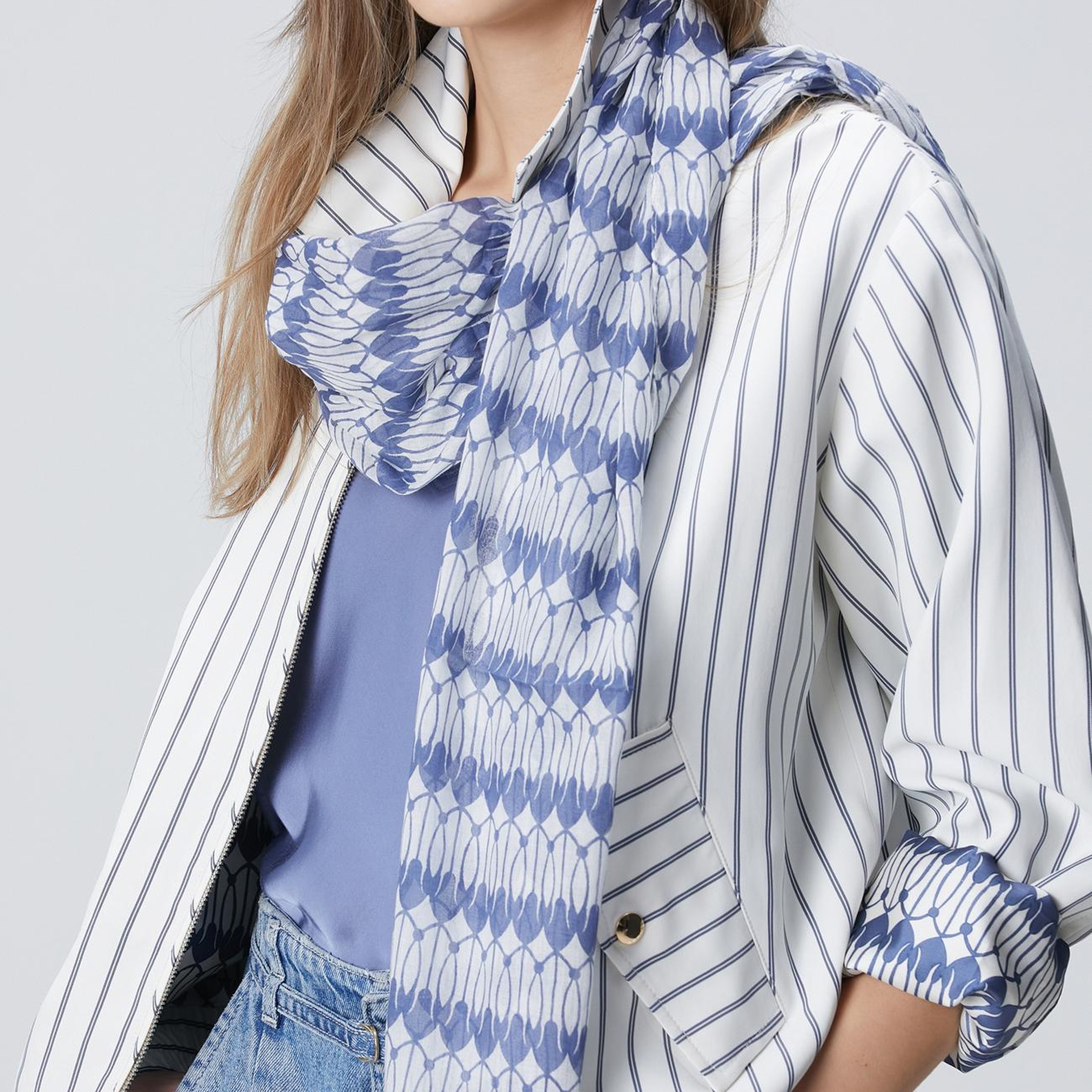 Network Kadın Renkli Sal
