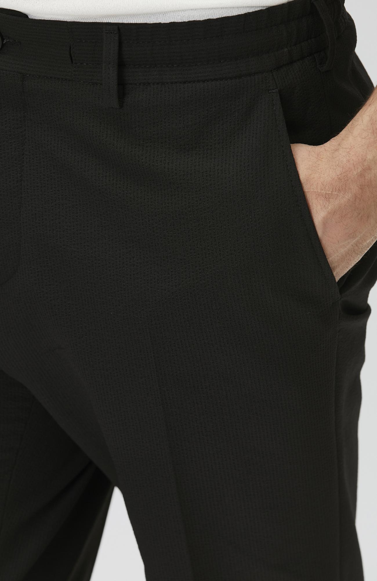 Network Erkek N-Tech Siyah Gofreli Jogger Pantolon