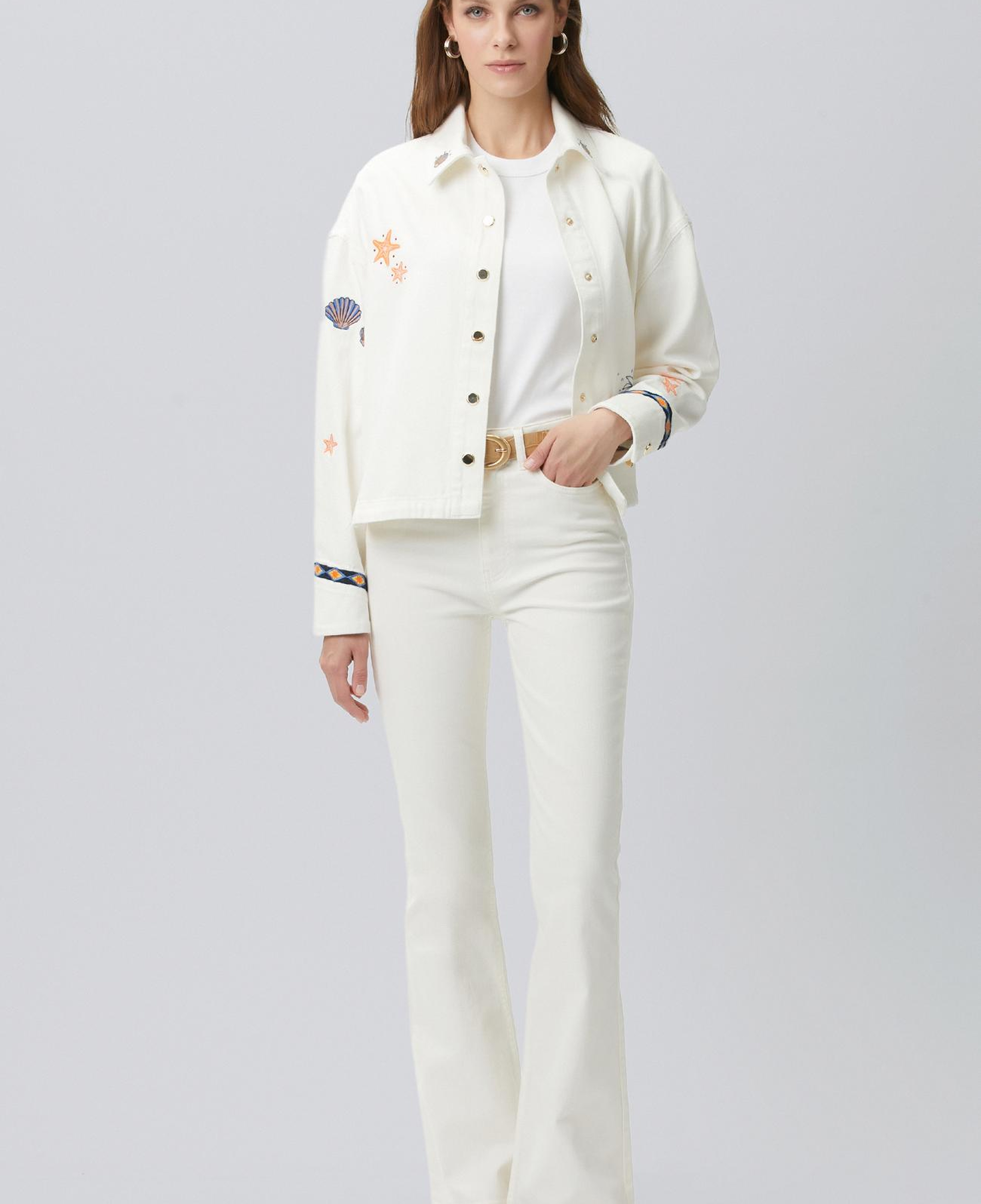 Network Kadın Flare Denim Pantolon