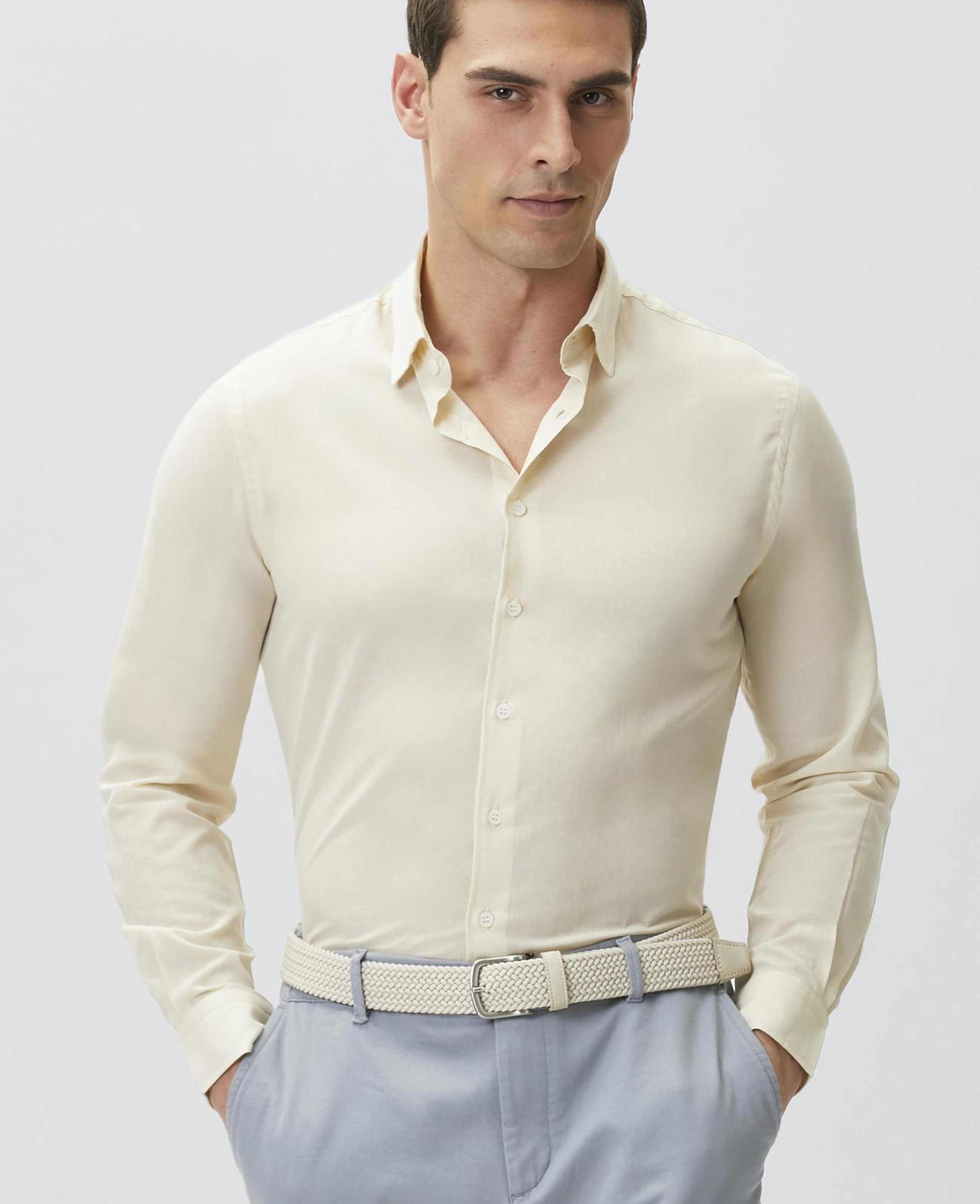 Network Erkek Slim Fit Cotton Gömlek