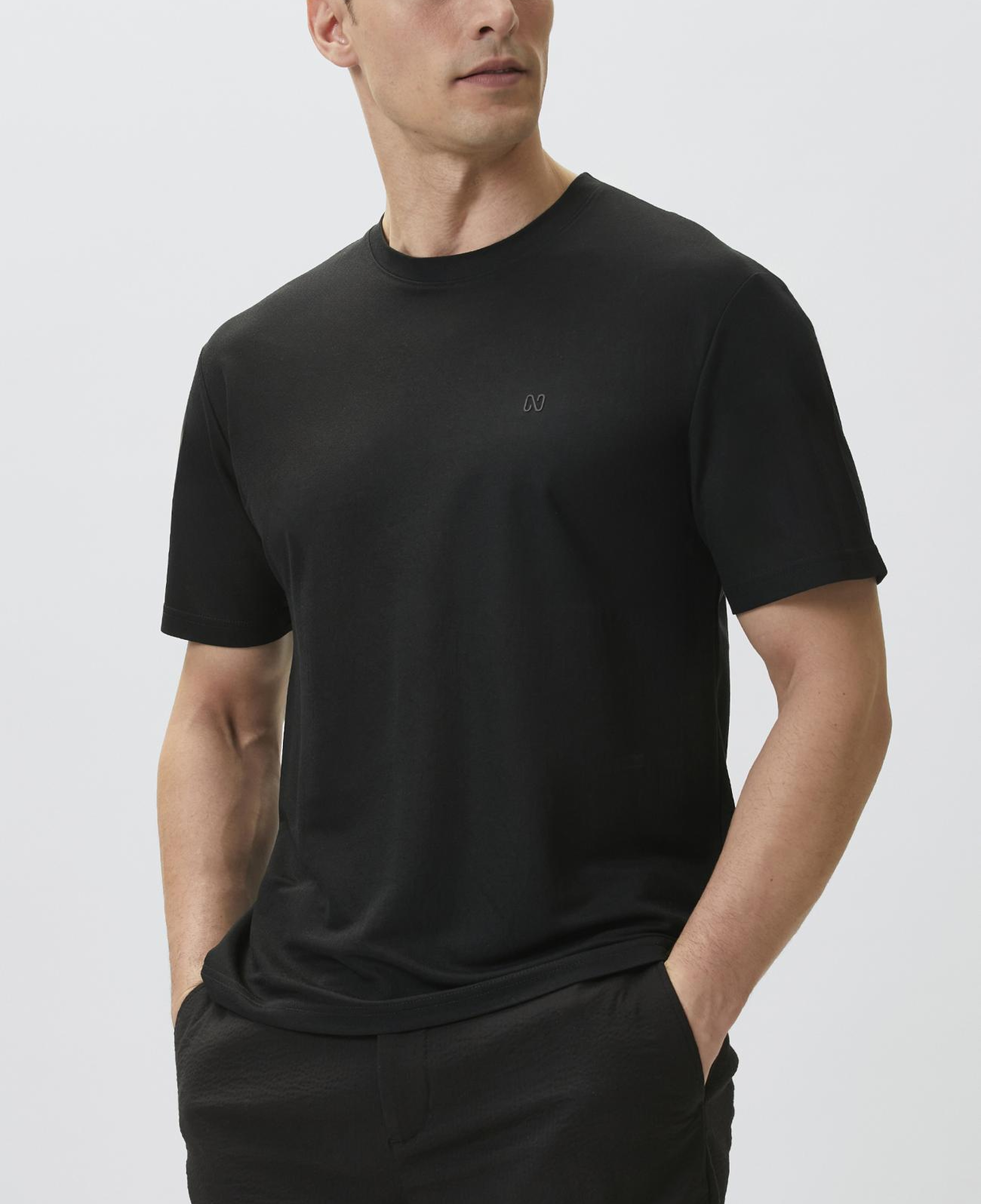 Network Erkek Siyah T-shirt