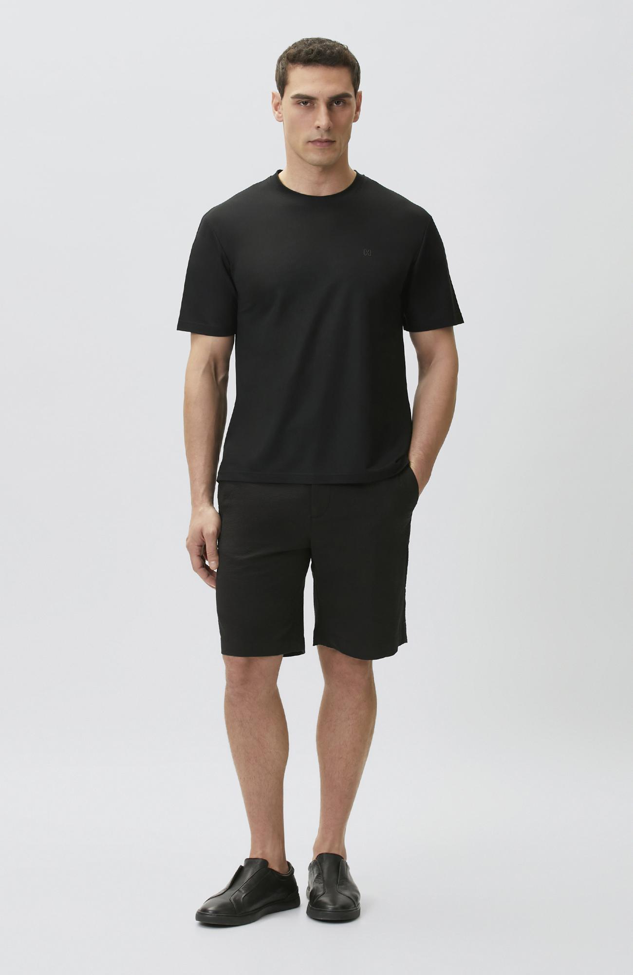 Network Erkek Siyah T-shirt