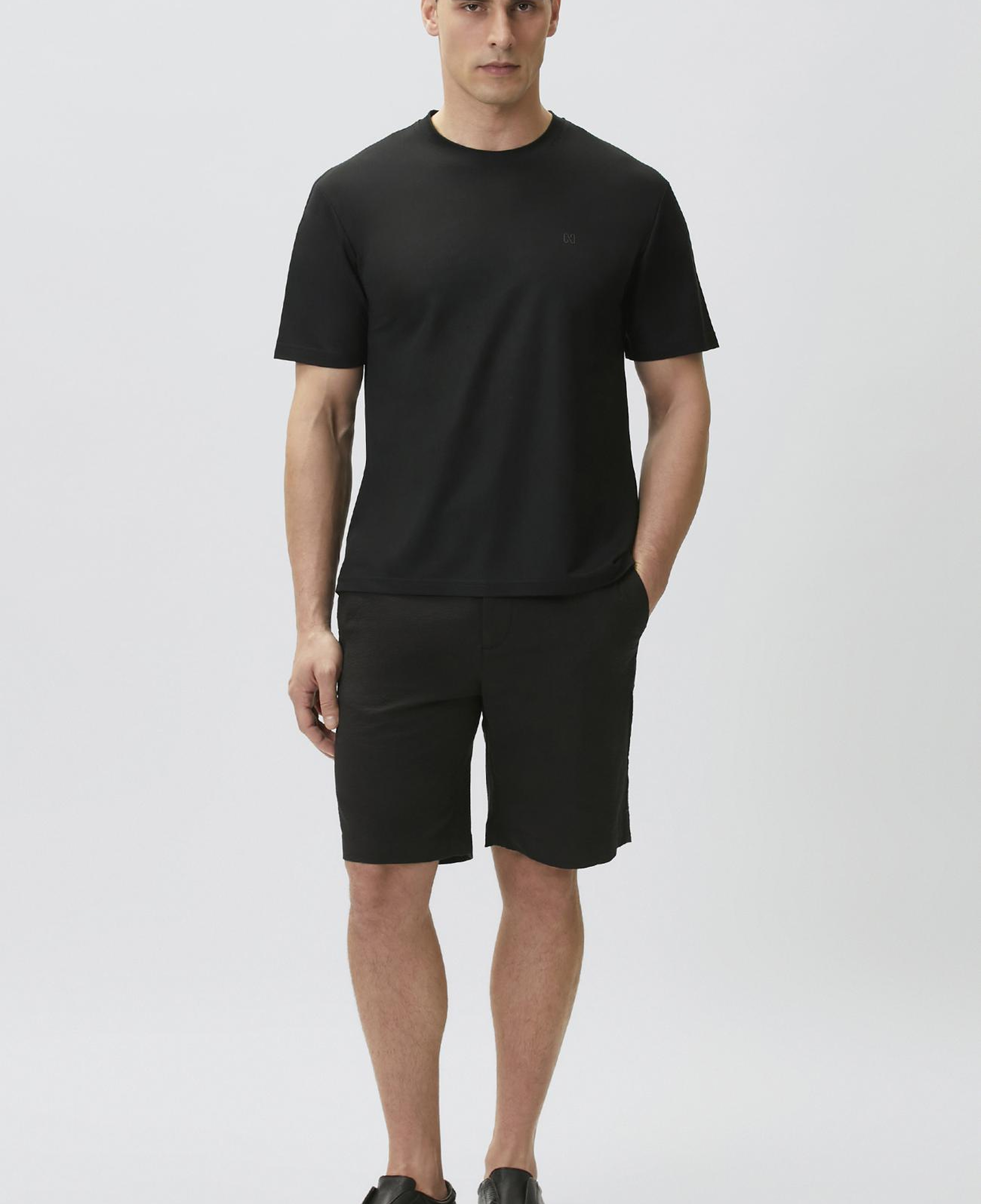 Network Erkek Siyah T-shirt