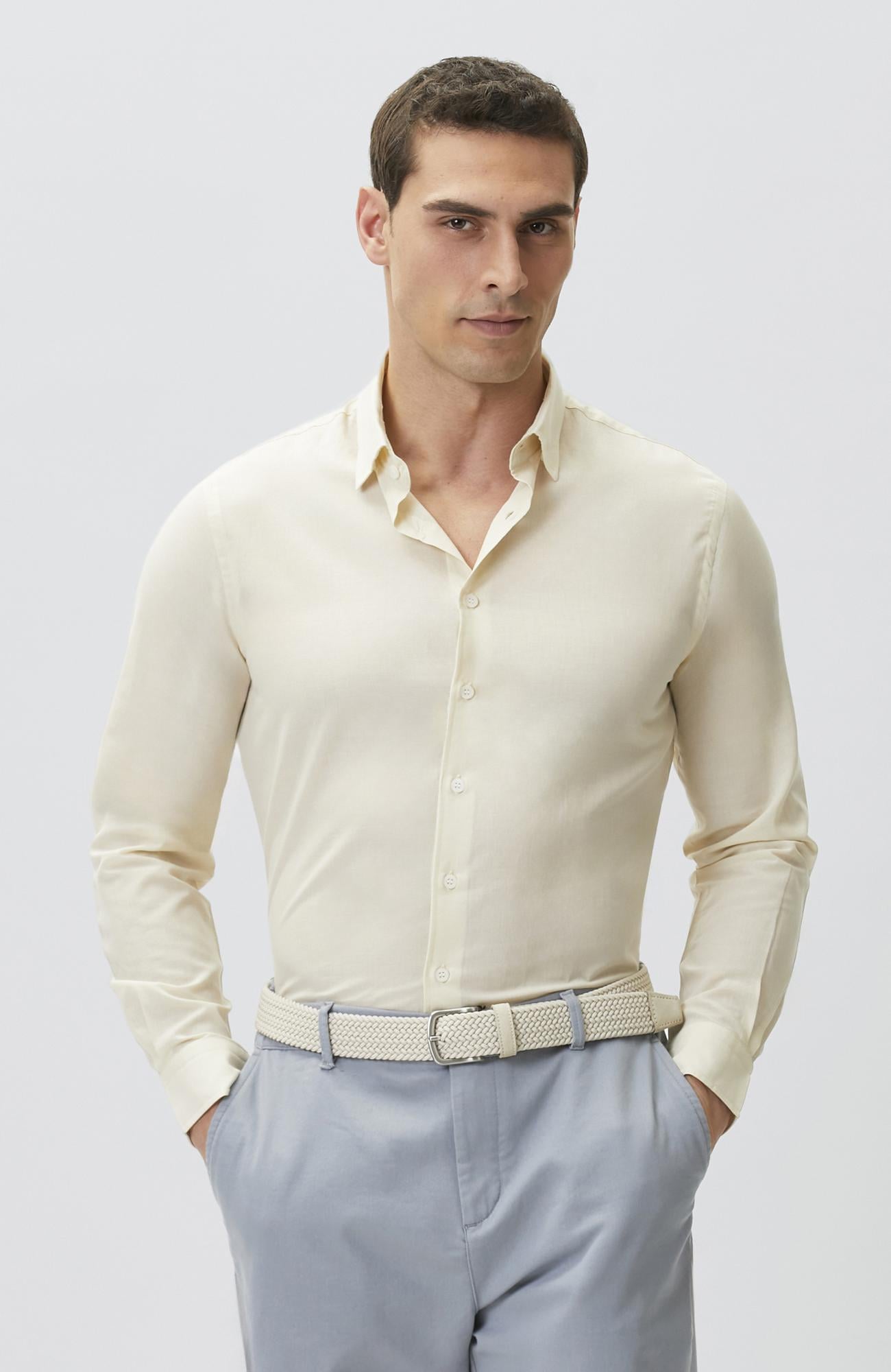 Network Erkek Slim Fit Cotton Gömlek