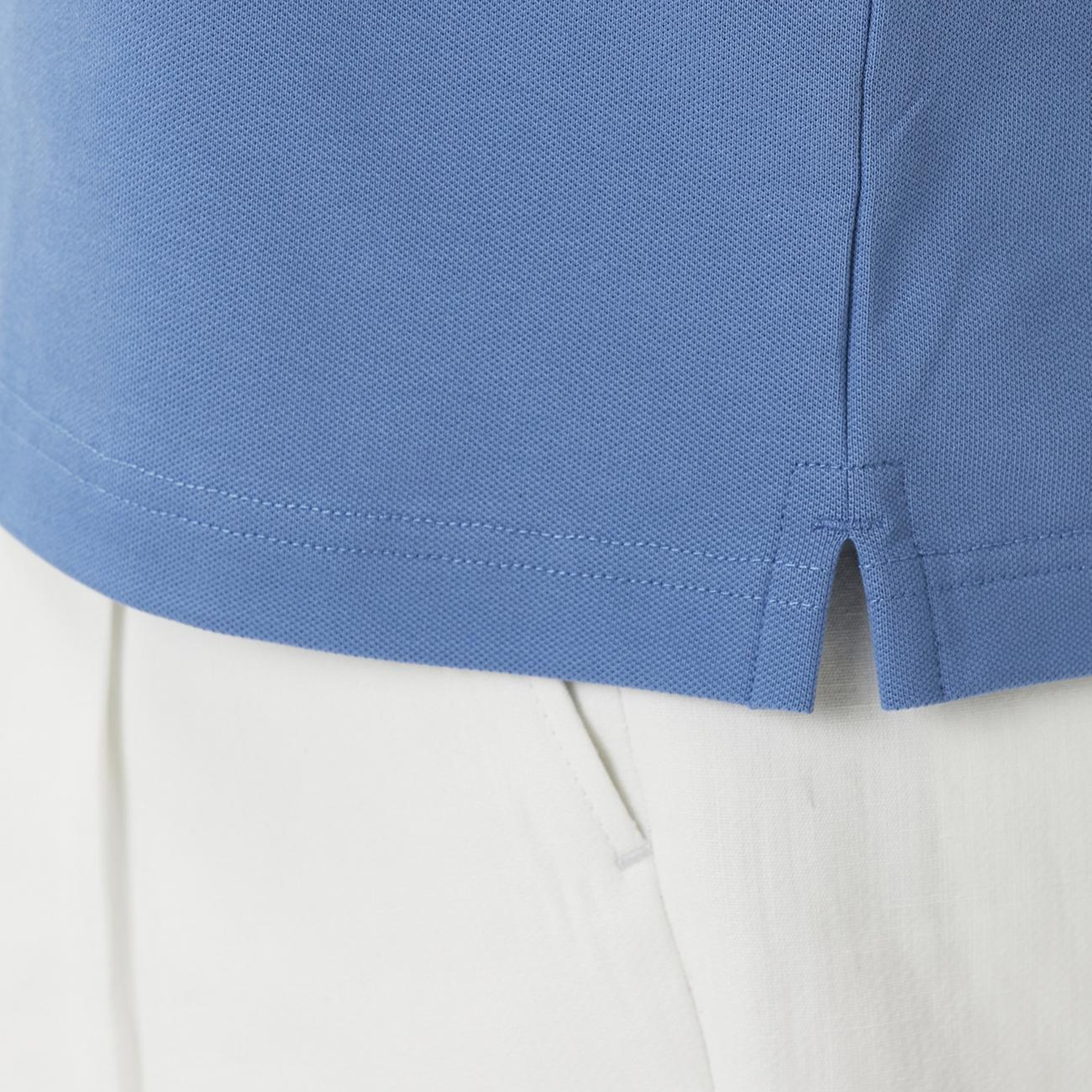 Network Erkek Mavi Polo Yaka Pike T-shirt