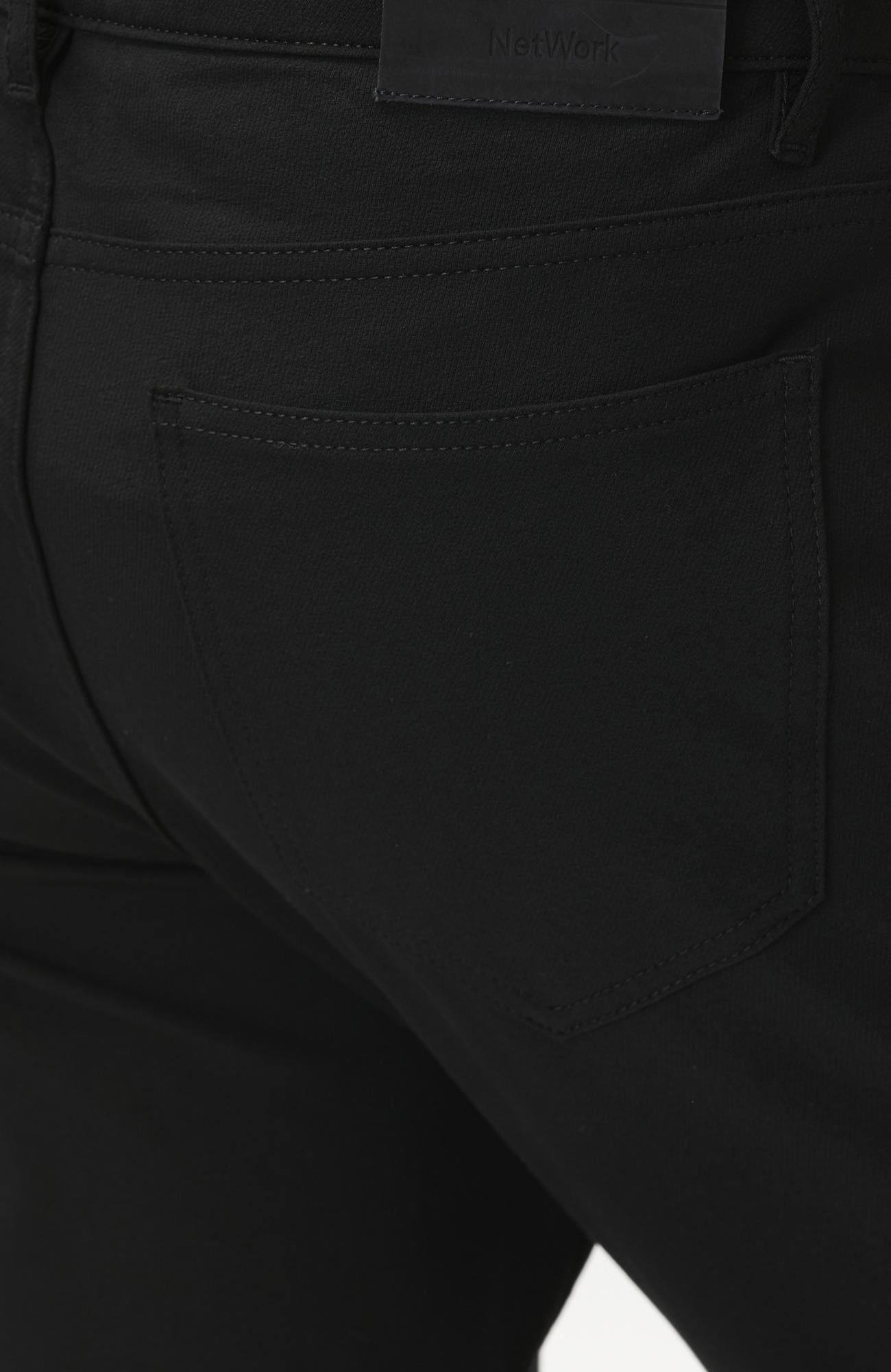 Network Erkek Siyah Casual Pantolon