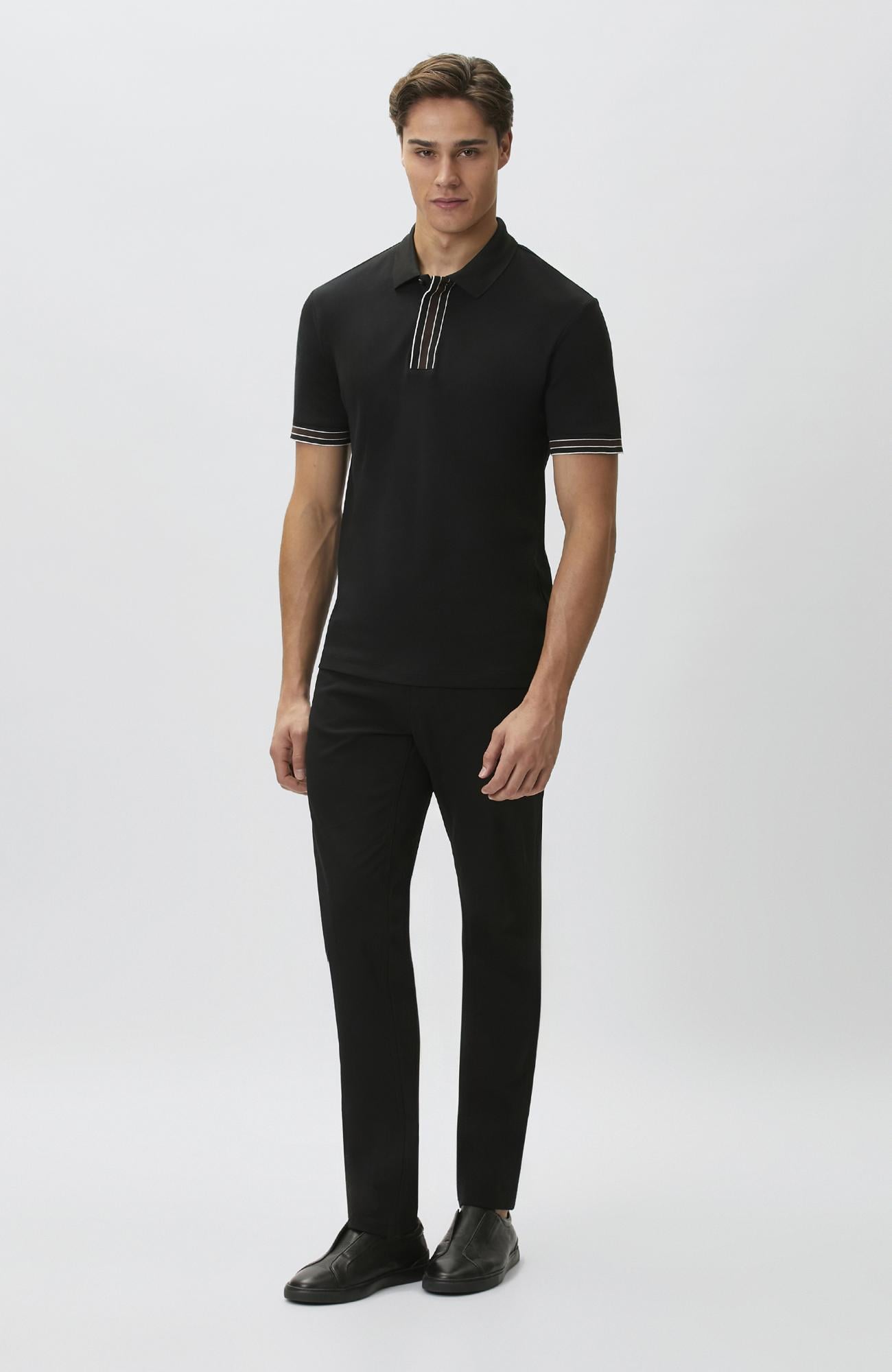 Network Erkek Siyah Casual Pantolon
