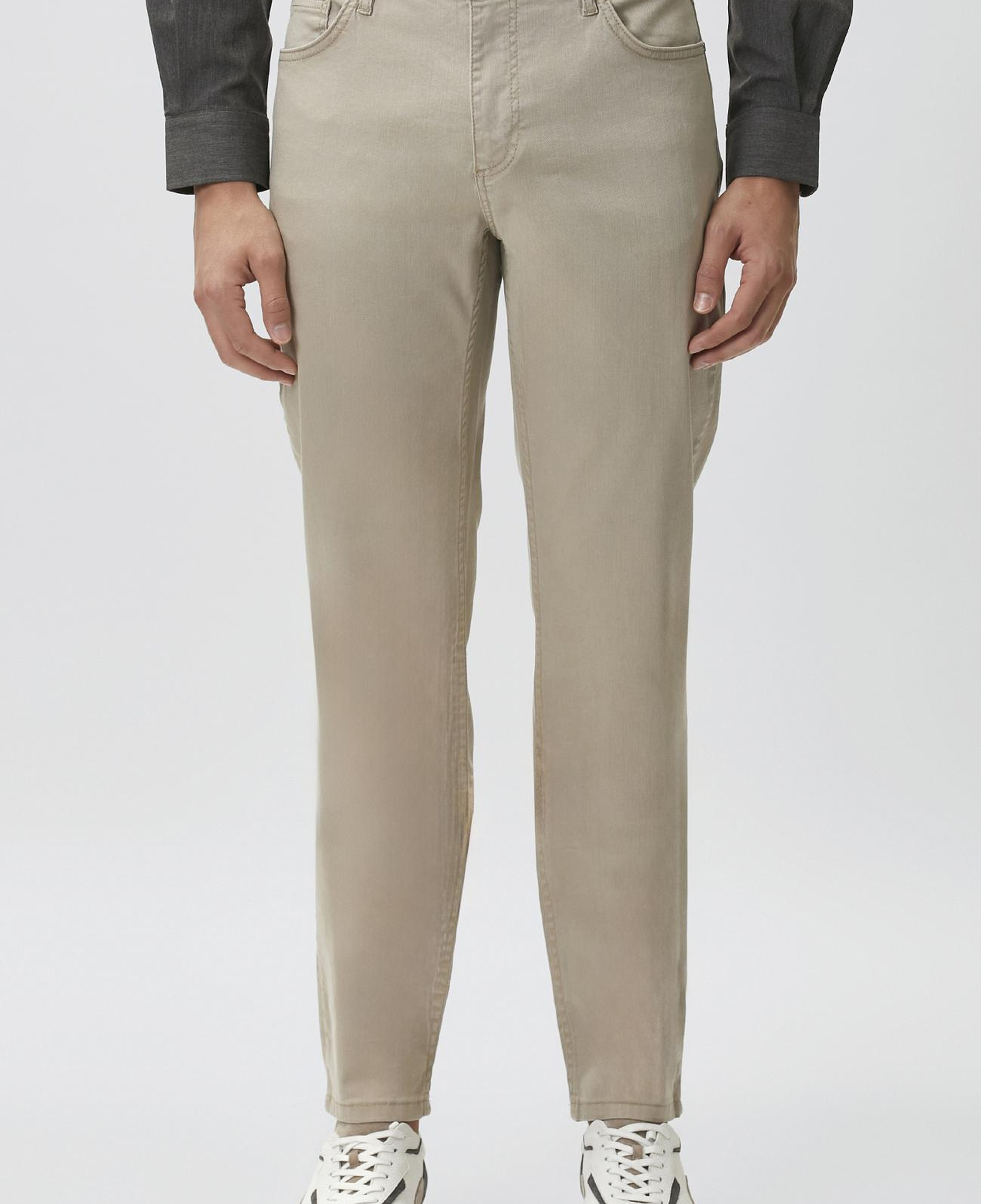 Network Erkek Vizon Slim Fit Denim Pantolon