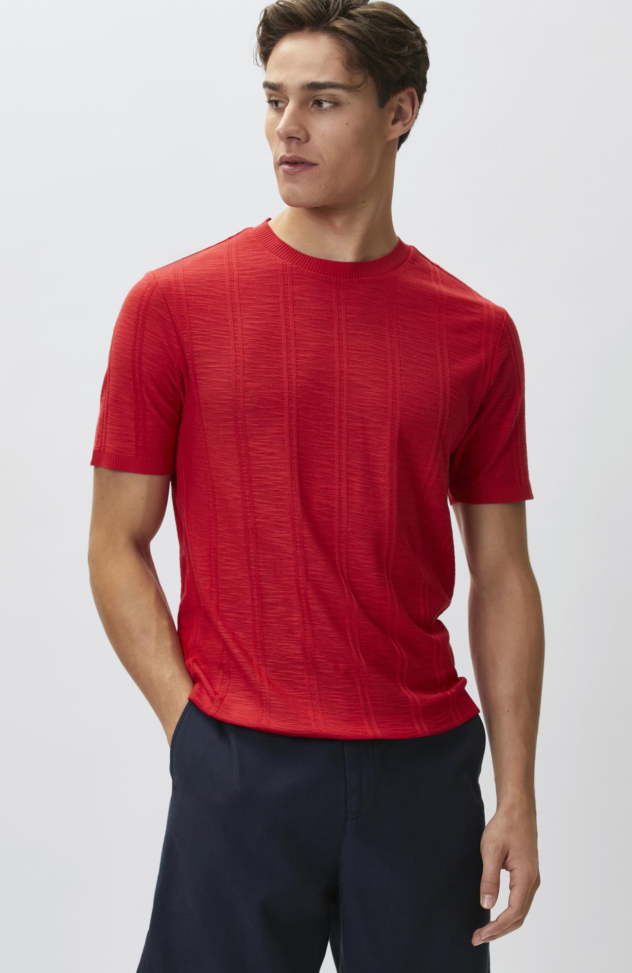 Network Erkek Kırmızı Desenli T-shirt