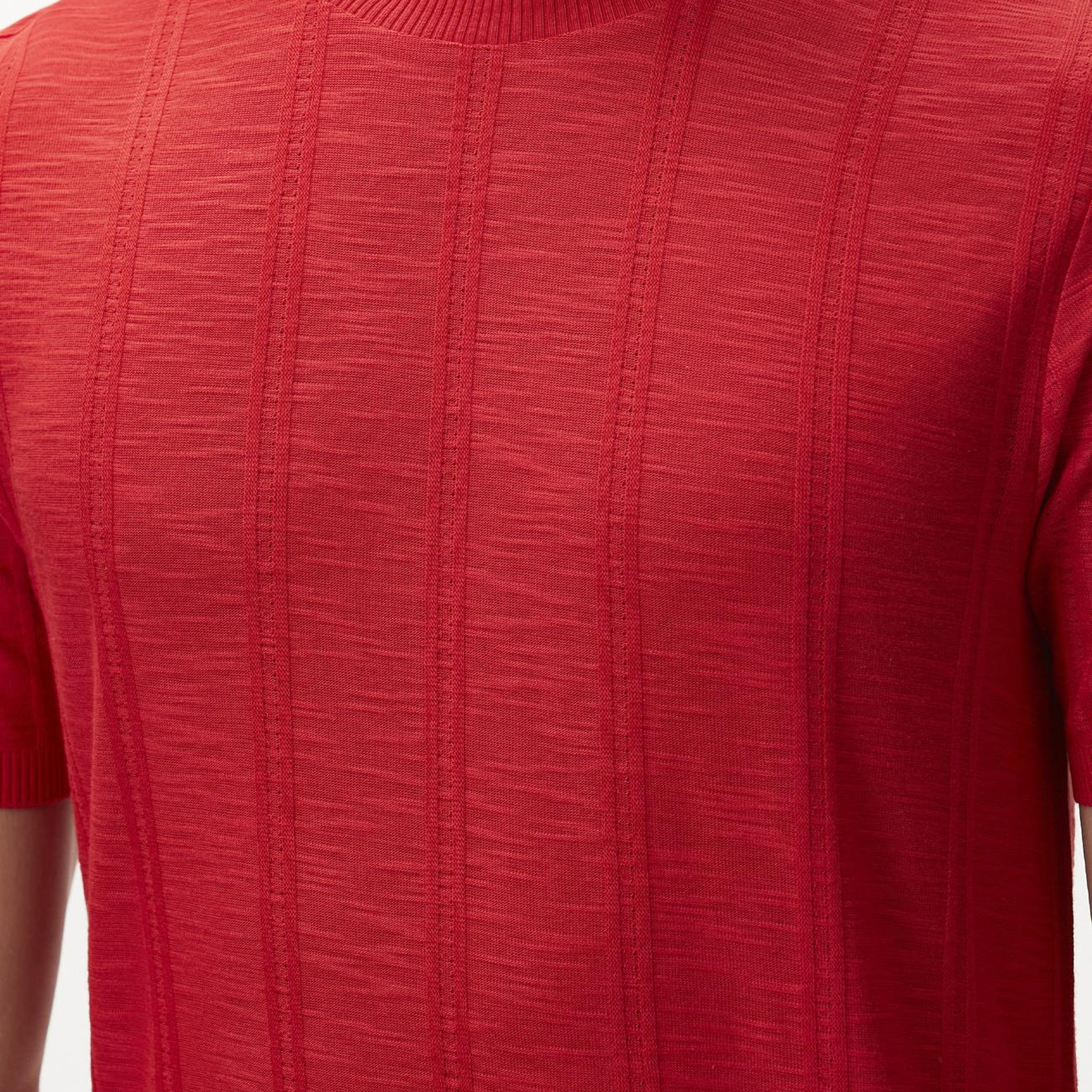 Network Erkek Kırmızı Desenli T-shirt