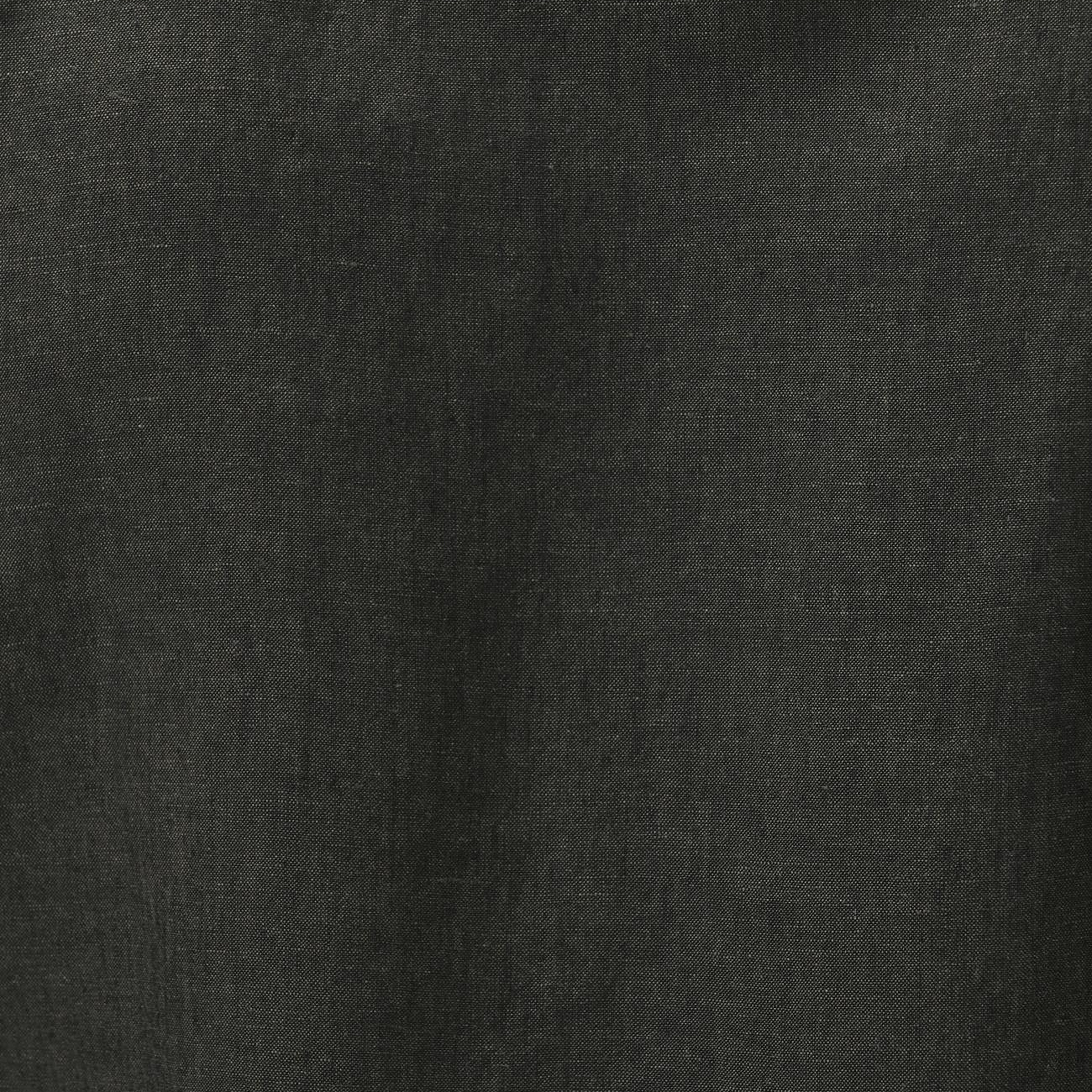 Network Erkek Slim Fit Haki Keten Gömlek
