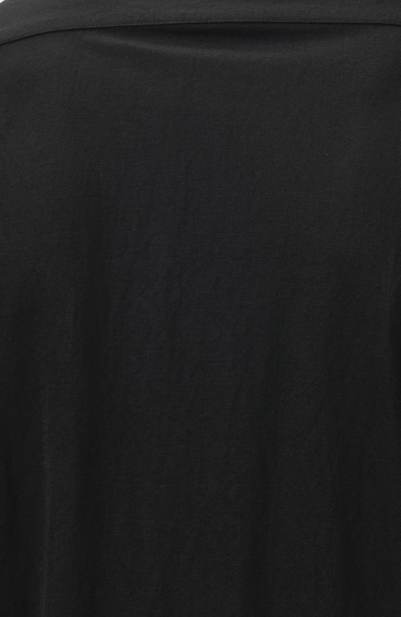 Network Erkek Slim Fit Siyah Uzun Kol Örme Gömlek