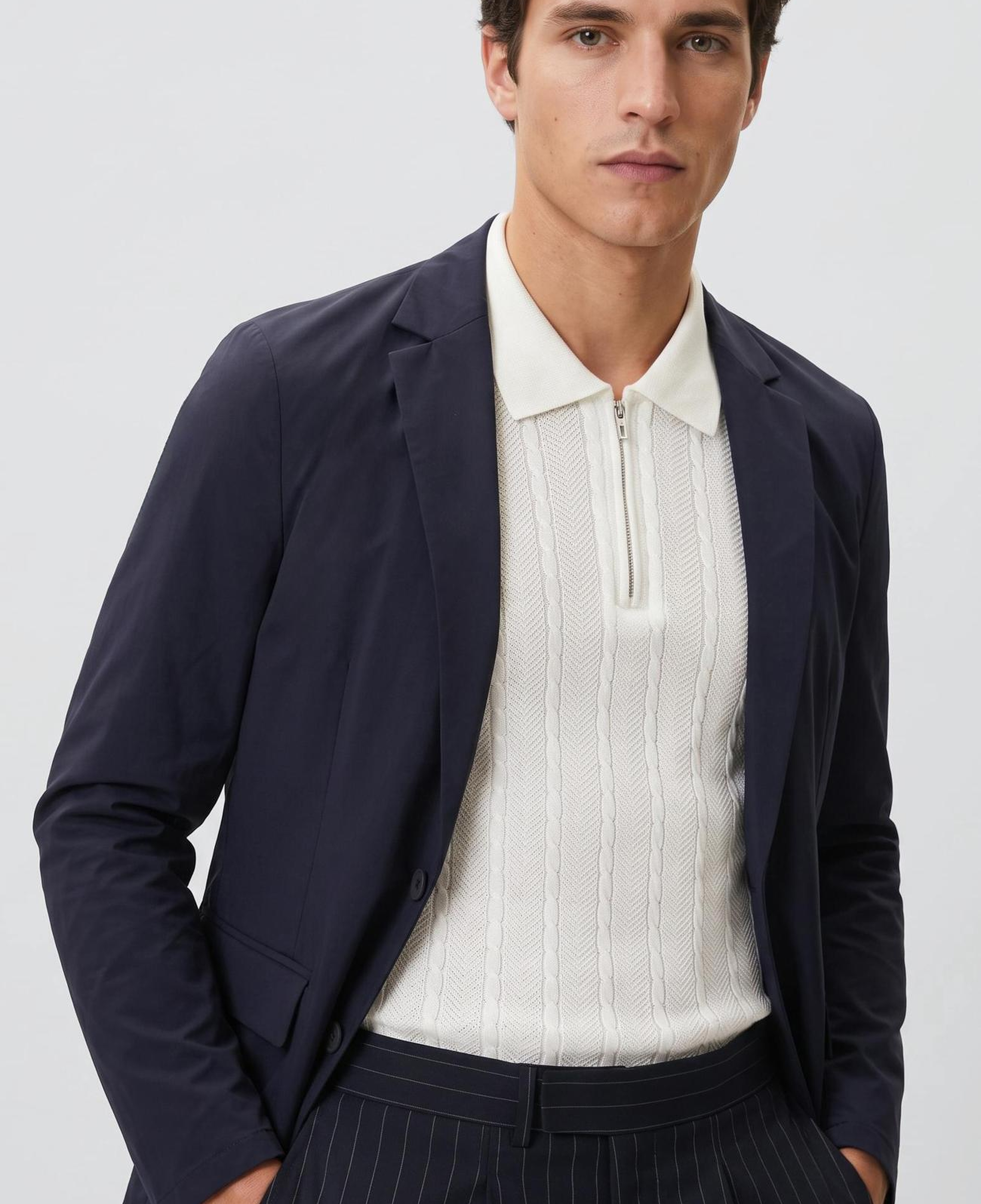 Network Erkek Lacivert Traveller Blazer Ceket