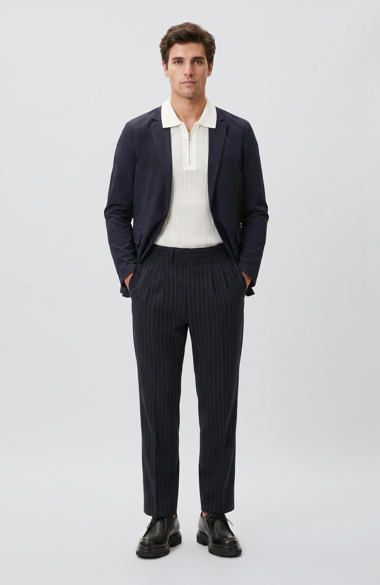 Network Erkek Lacivert Traveller Blazer Ceket